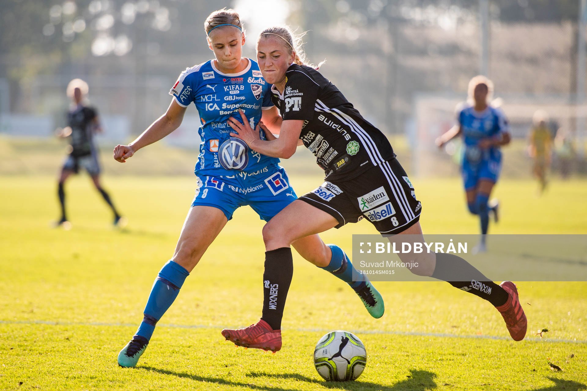 Piteås Julia Karlenäs och IFK Kalmars Fanny Nilsson