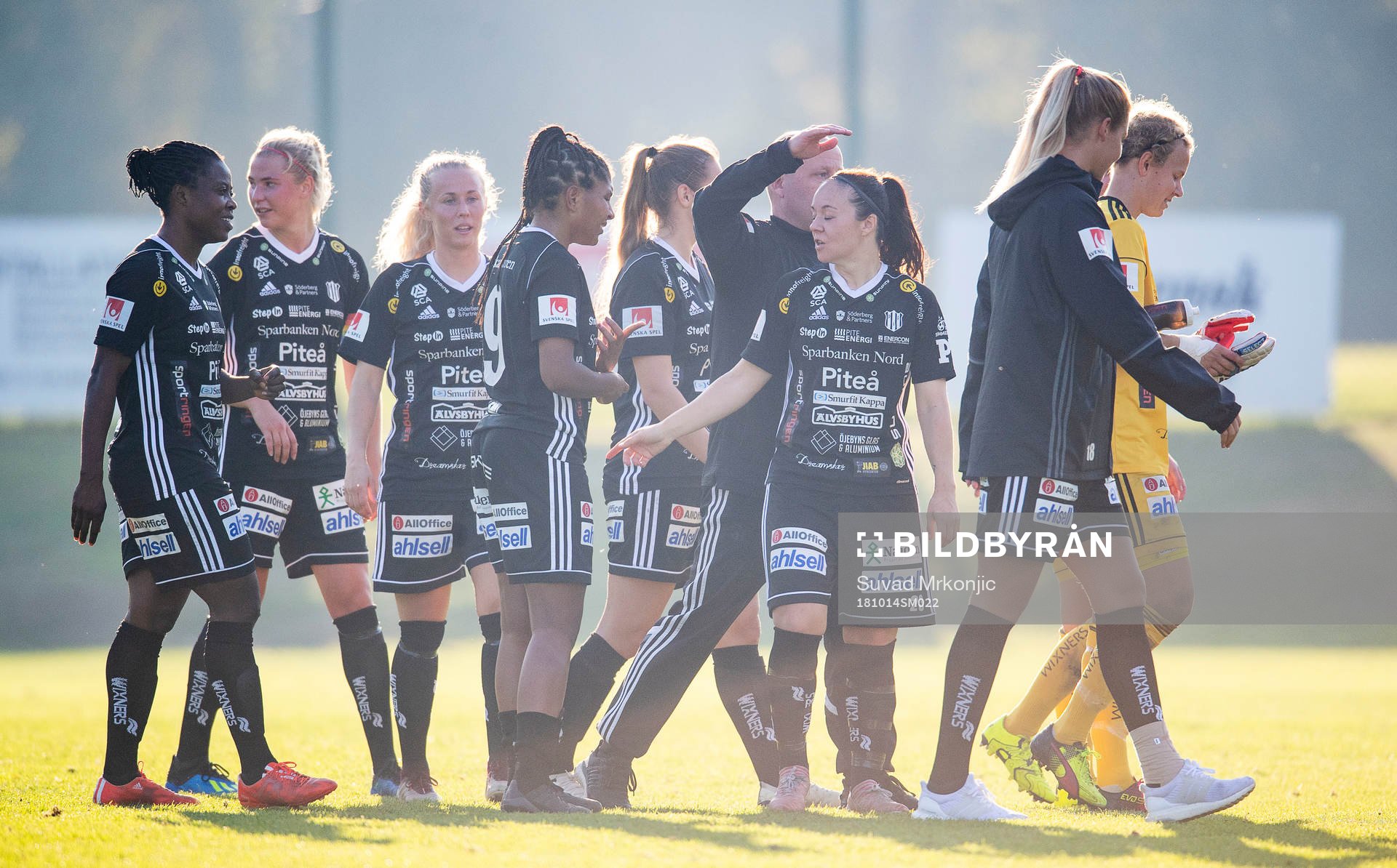 Piteåspelarna jublar