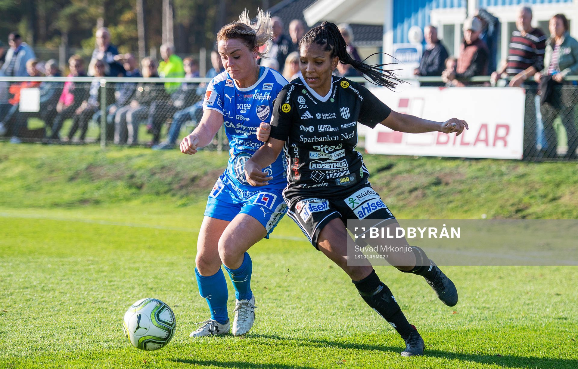 IFK Kalmars Kristin Haugstad och Piteås Madelen Janogy