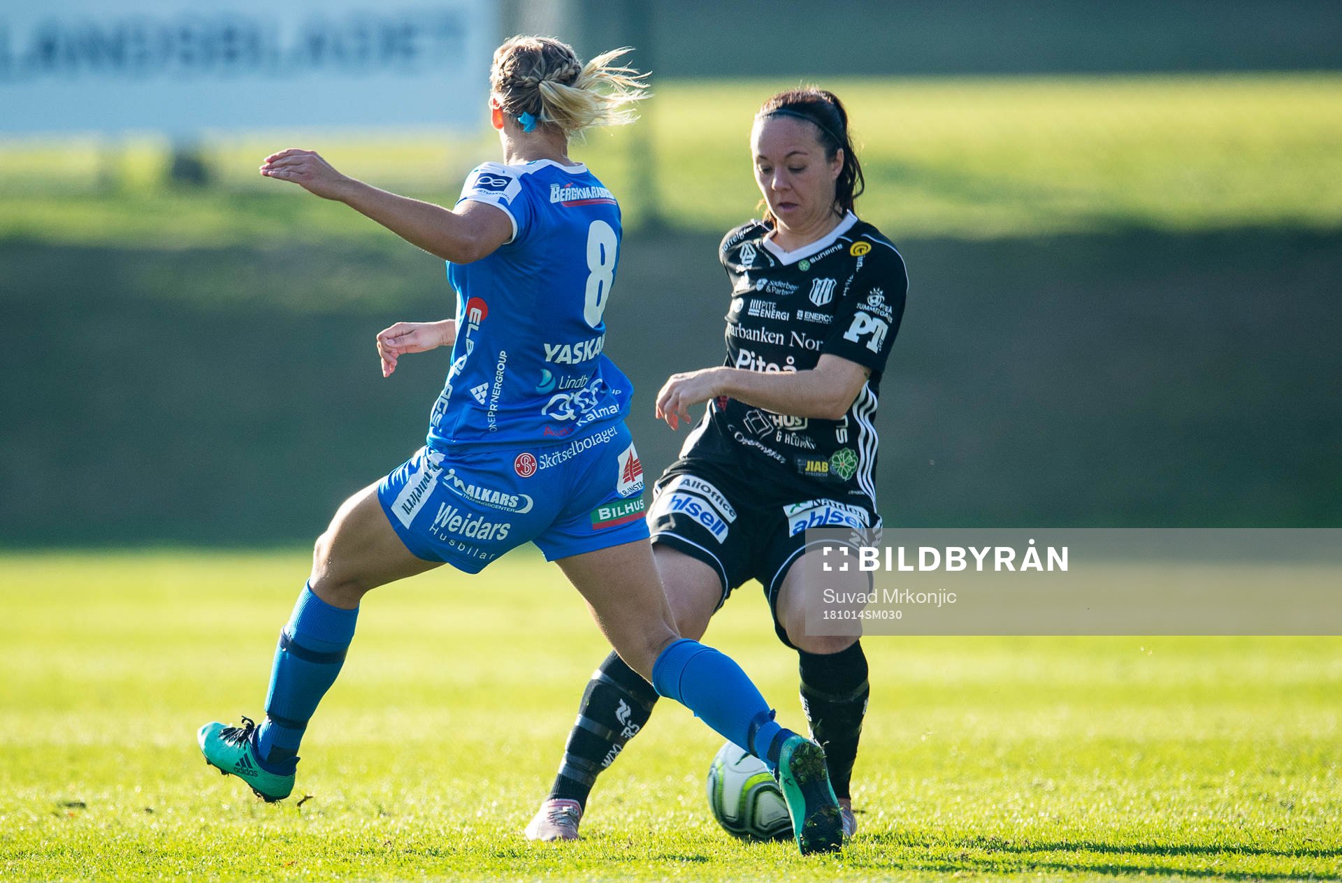 IFK Kalmars Fanny Nilsson och Piteås June Pedersen