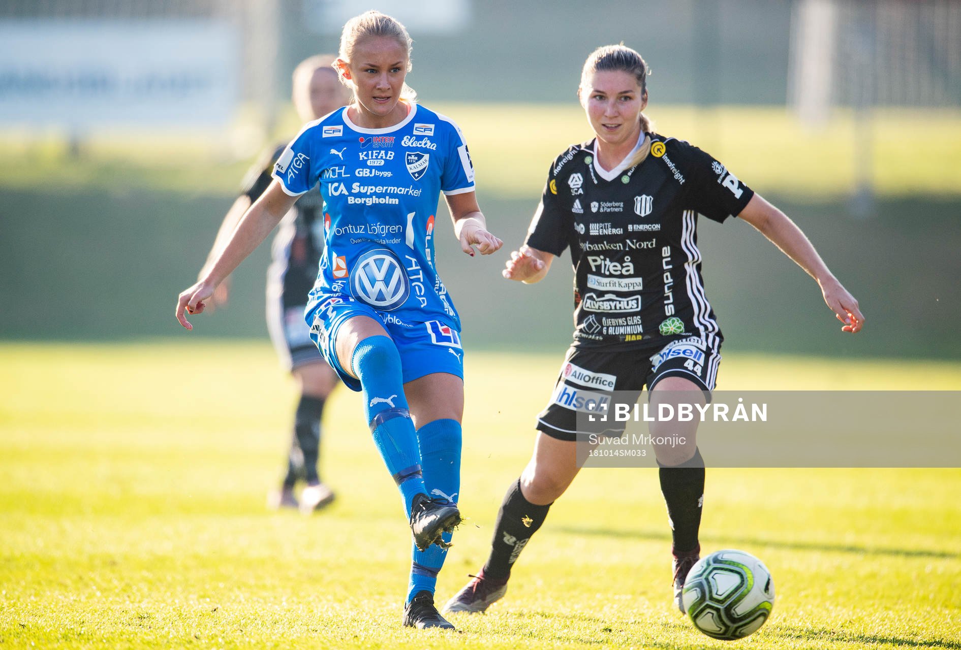 IFK Kalmars Emma Danielsson och Piteås Jocelynn Blankenship