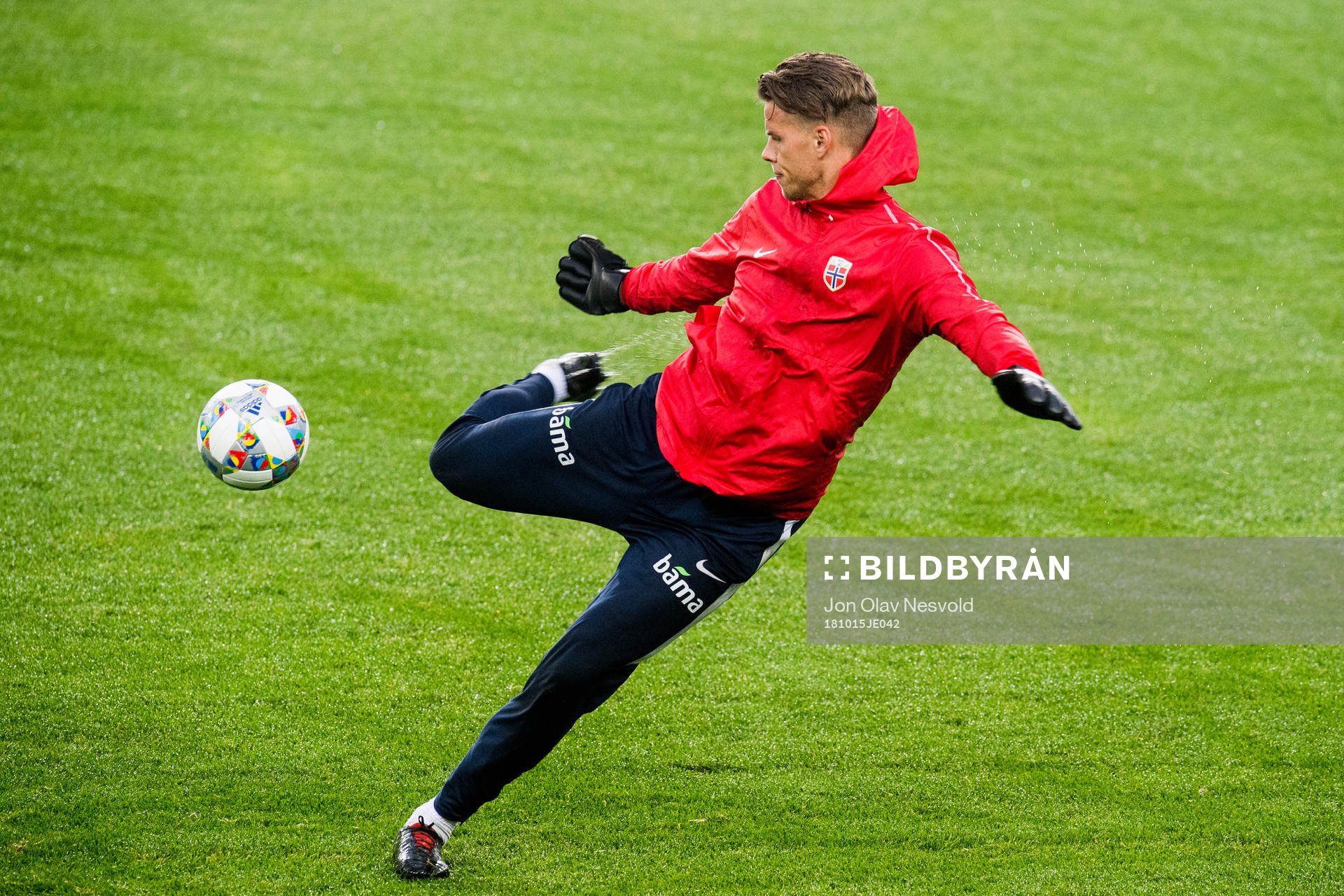 Goalkeeper Ørjan Håskjold Nyland of Norway