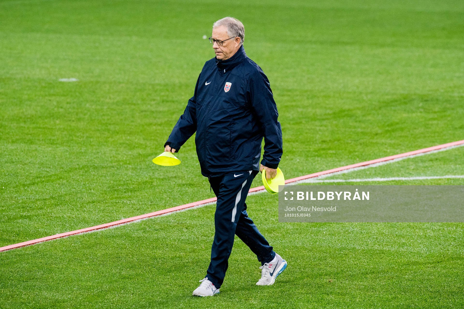 Lars Lagerbäck, head coach of Norway