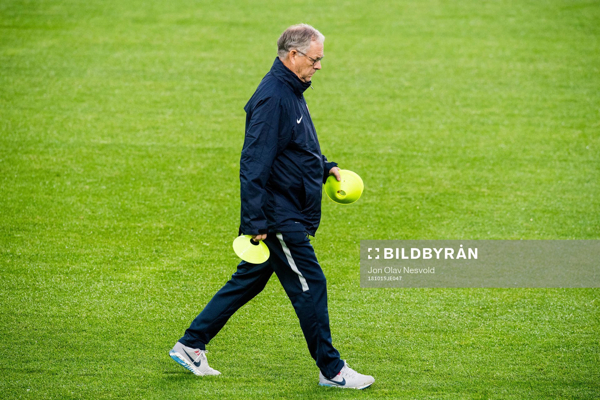 Lars Lagerbäck, head coach of Norway
