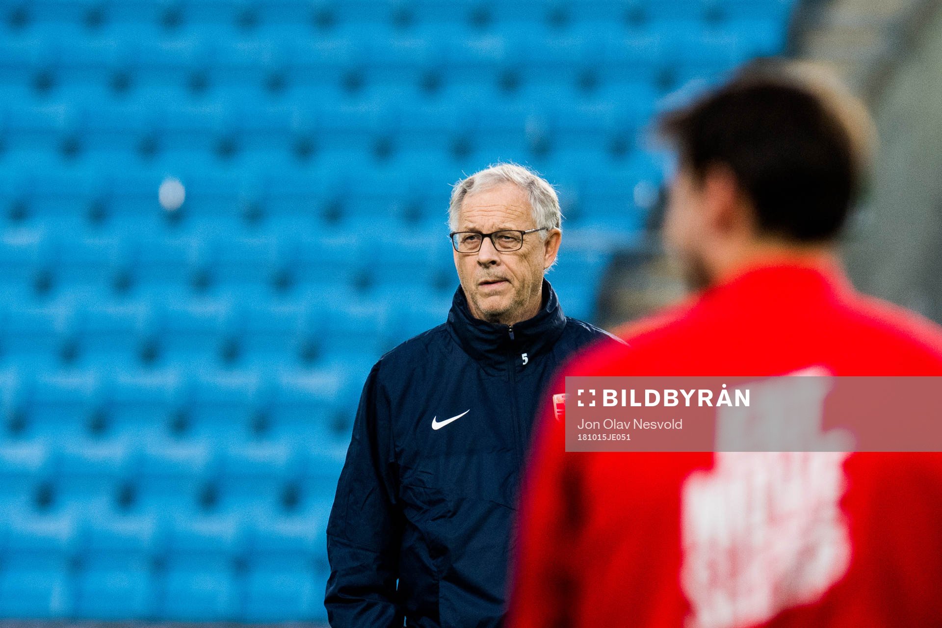 Lars Lagerbäck, head coach of Norway