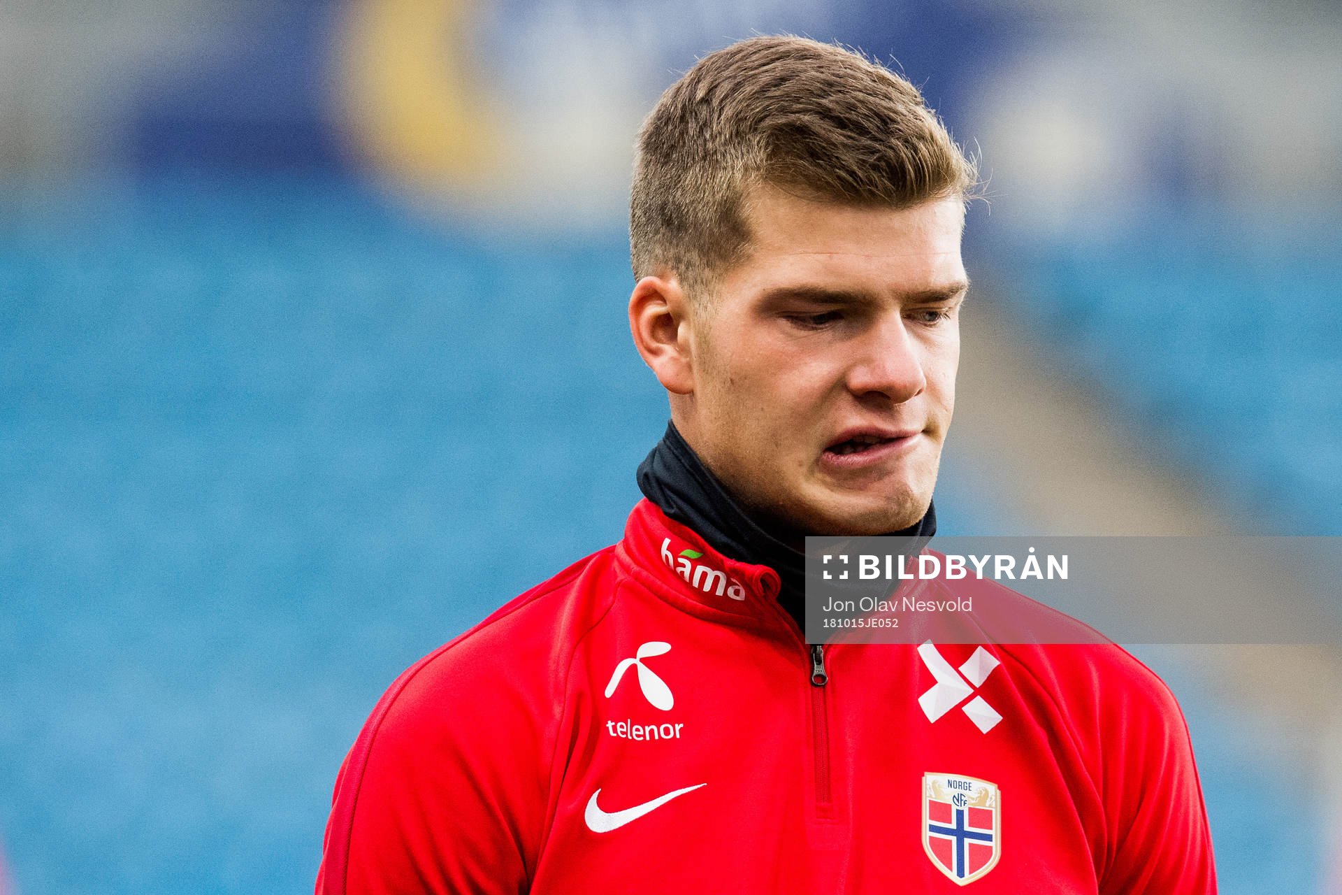 Alexander Sørloth of Norway