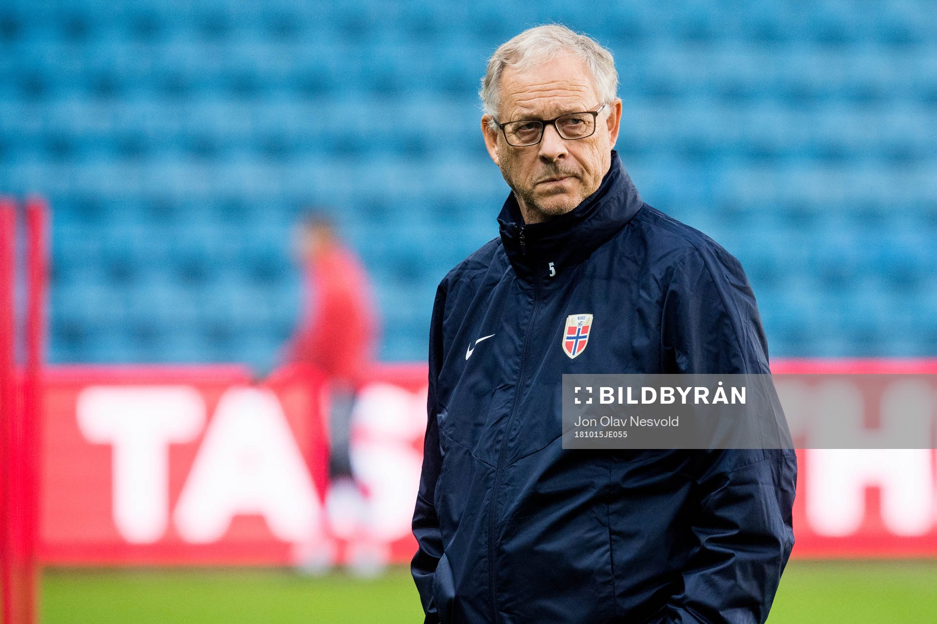 Lars Lagerbäck, head coach of Norway
