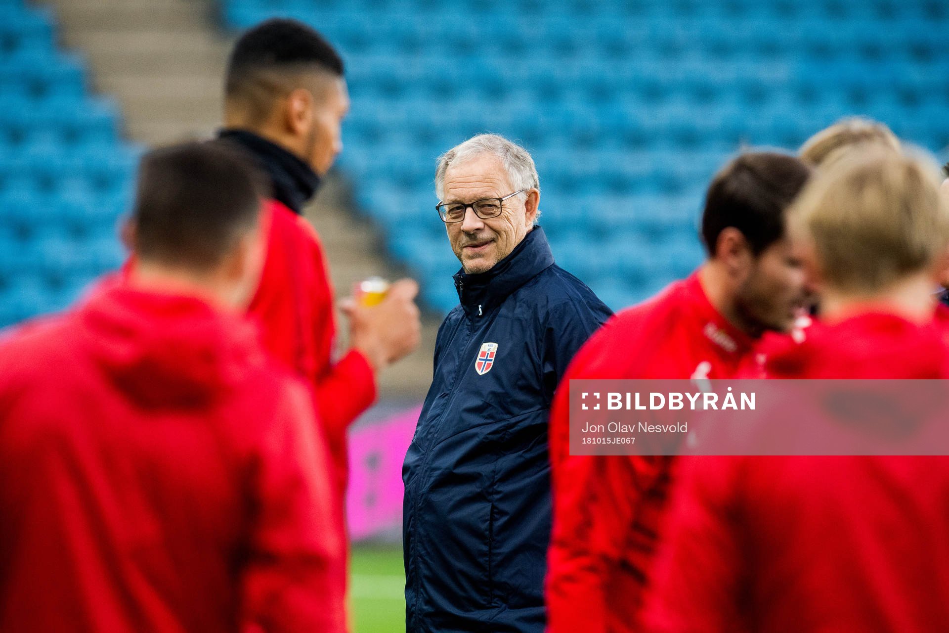 Lars Lagerbäck, head coach of Norway