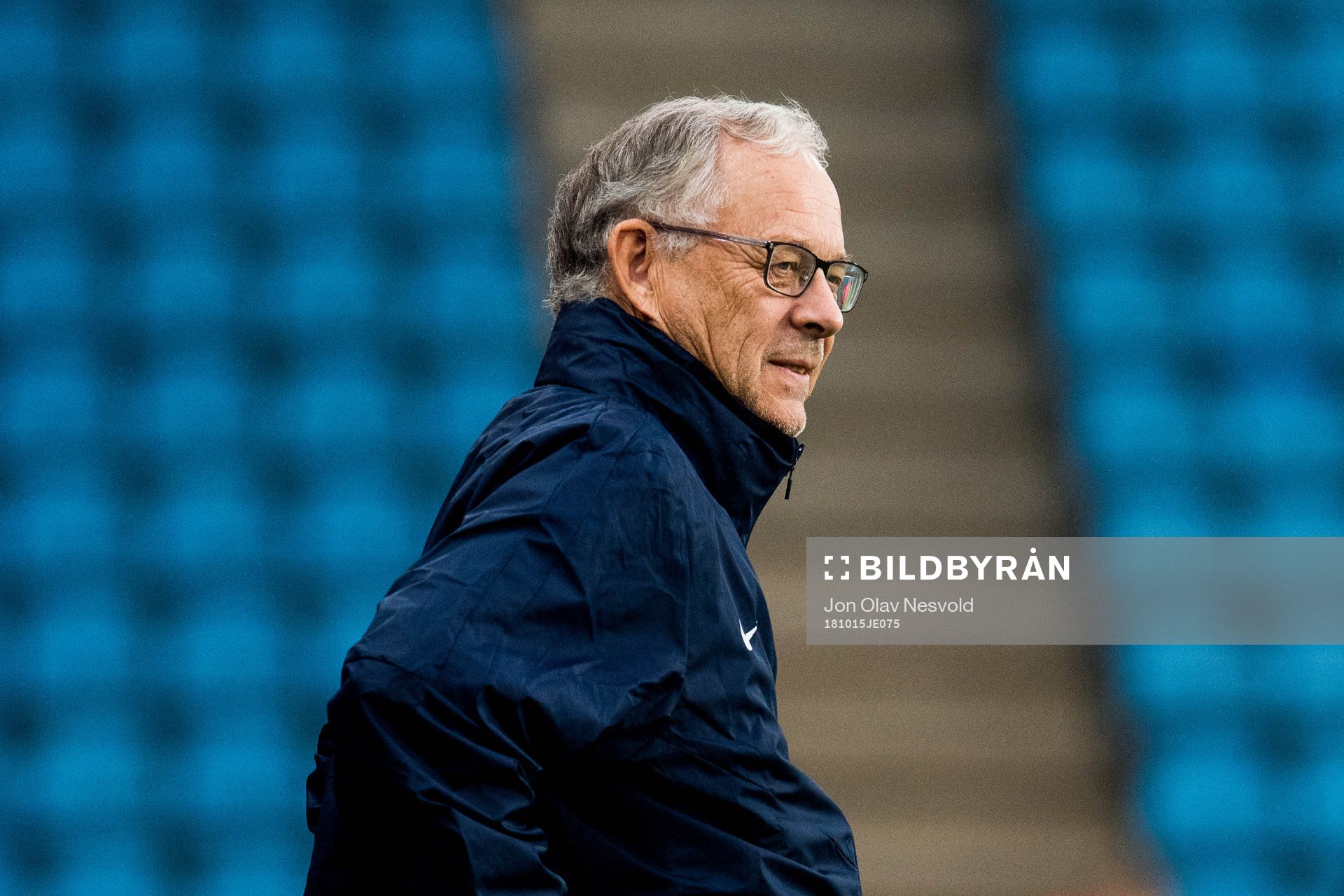 Lars Lagerbäck, head coach of Norway