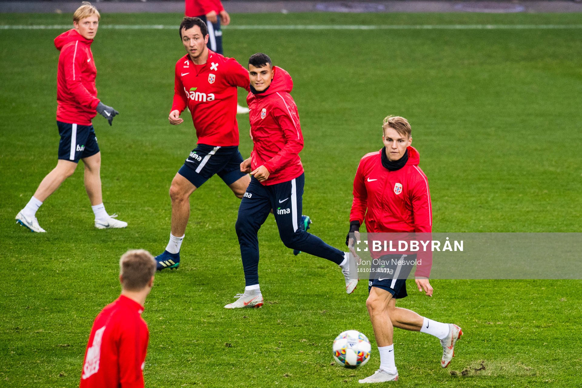 Mats Møller Dæhli, Even Hovland, Mohamed Elyounoussi and