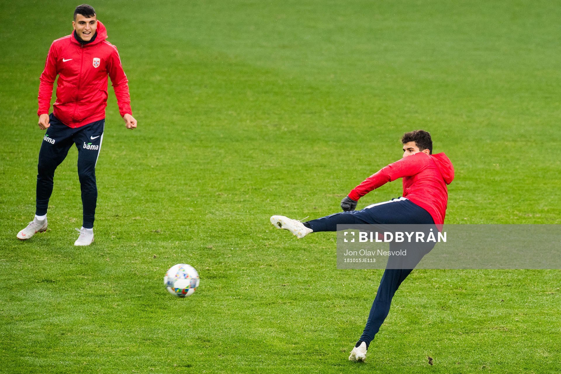 Mohamed Elyounoussi and Tarik Elyounoussi of Norway