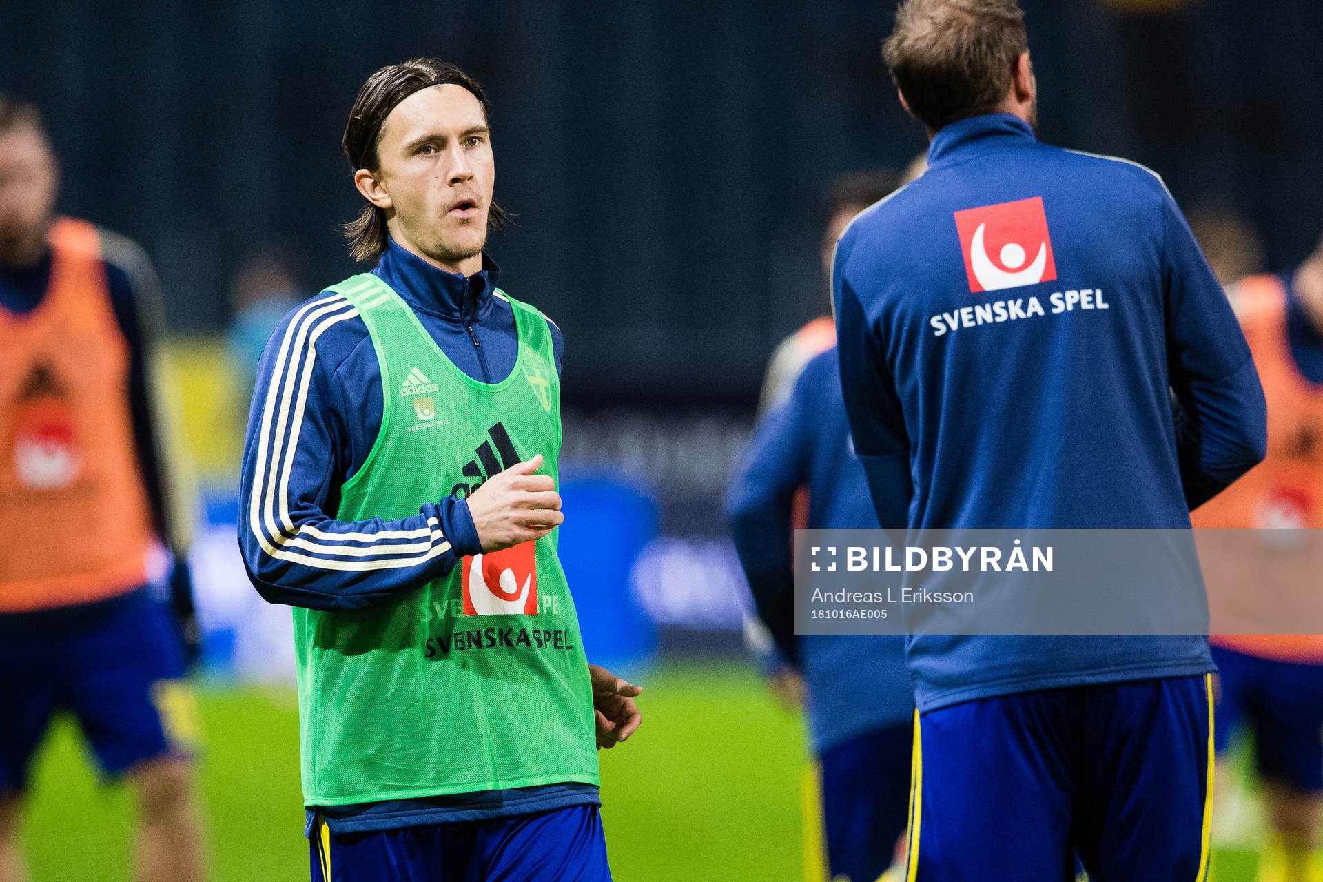 Kristoffer Olsson of Sweden prior the the international