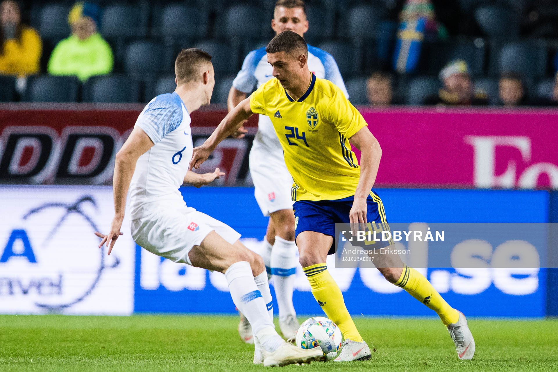 Jan Gregus of Slovakia and Kristoffer Peterson of Sweden