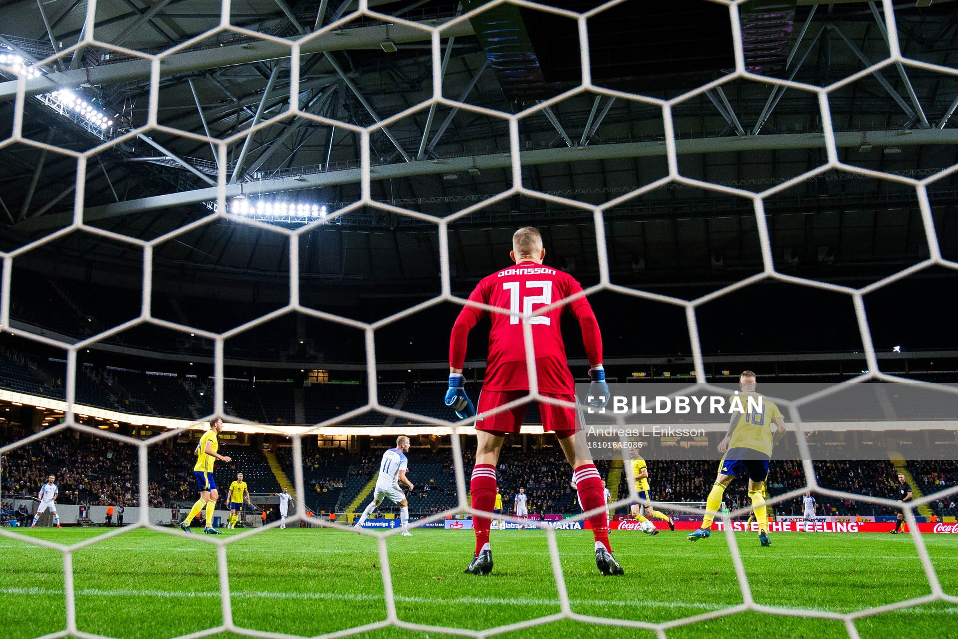 Goalkeeper Karl-Johan Johnsson of Sweden