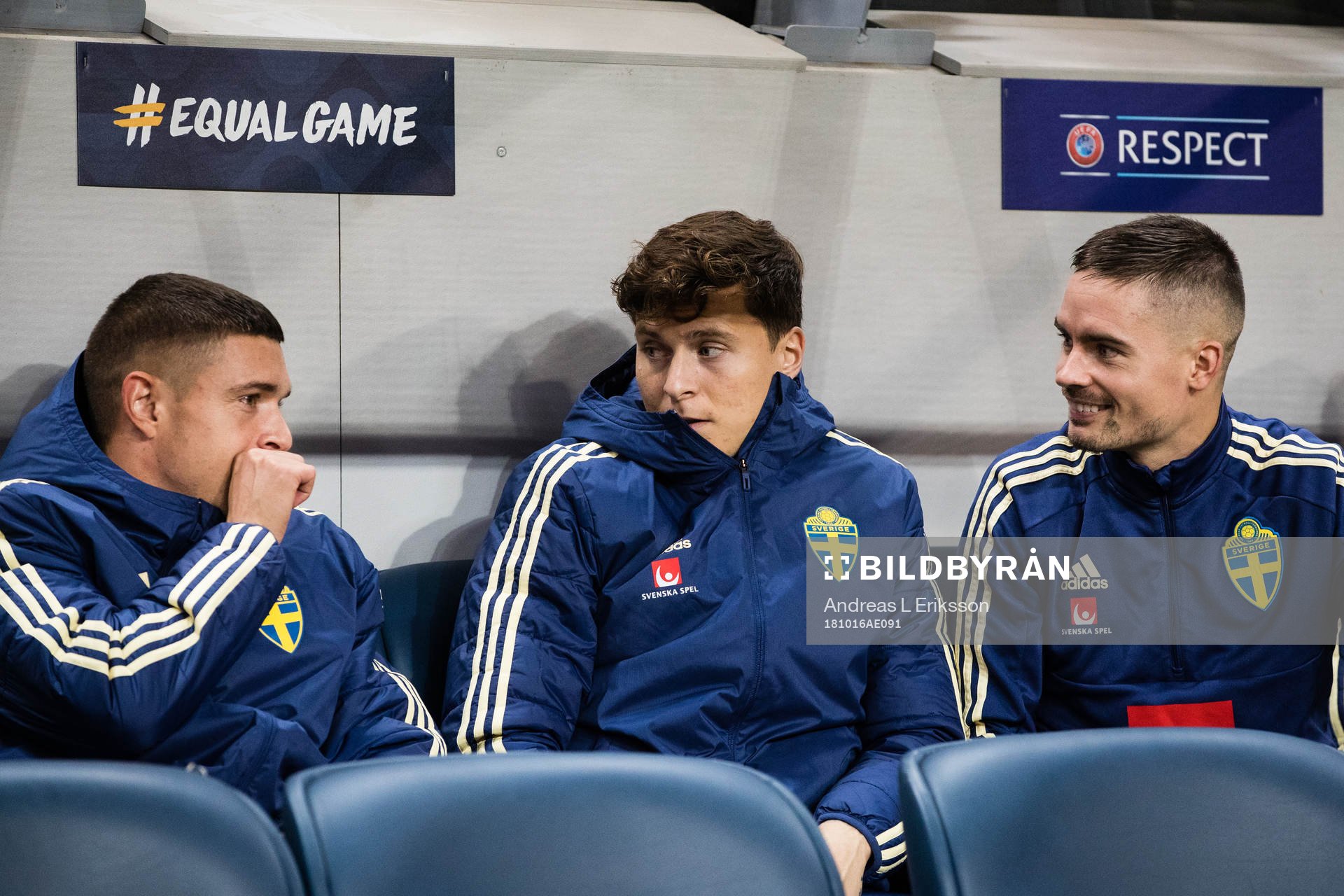 Kristoffer Peterson, Victor Nilsson Lindelöf and Mikael