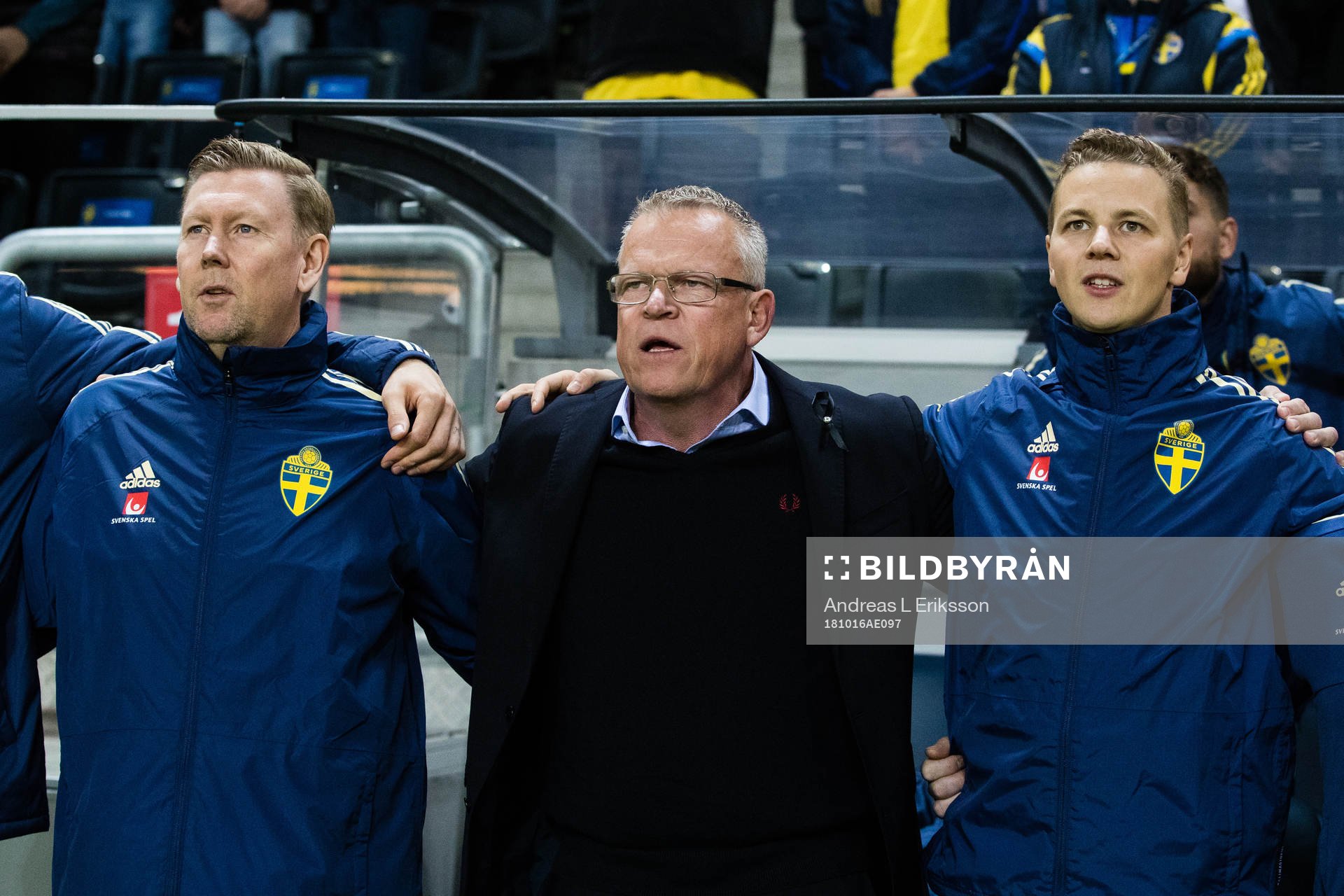 Assistant coach Peter Wettergren, head coach Janne