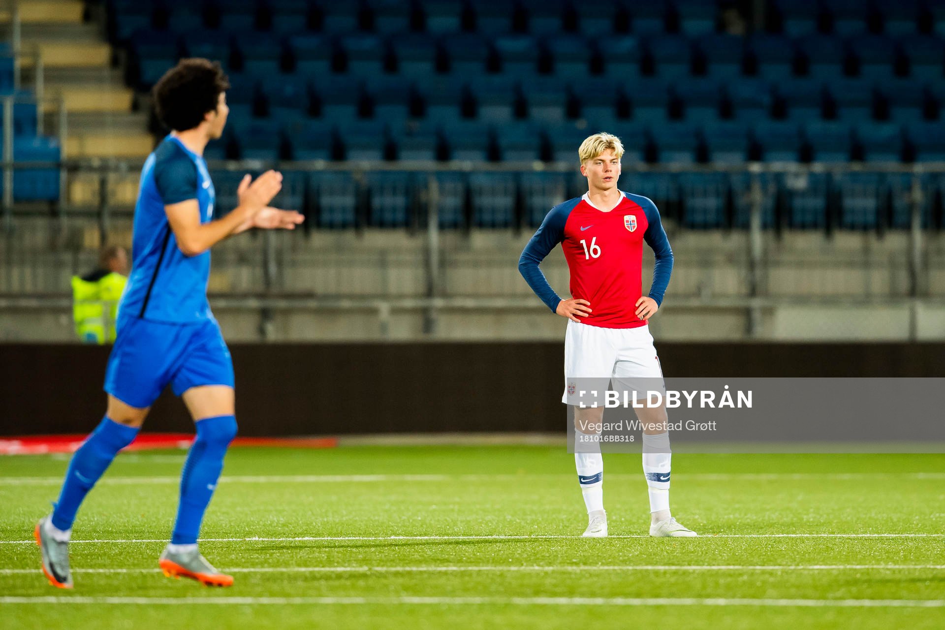 Tobias Borchgrevink Børkeeiet of Norway looks dejected