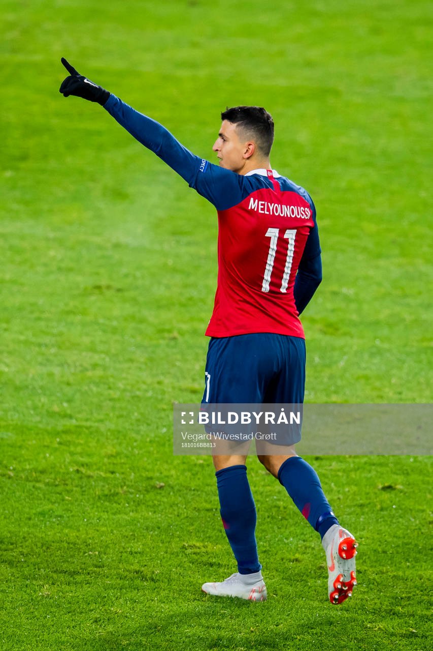 Mohamed Elyounoussi of Norway celebrates