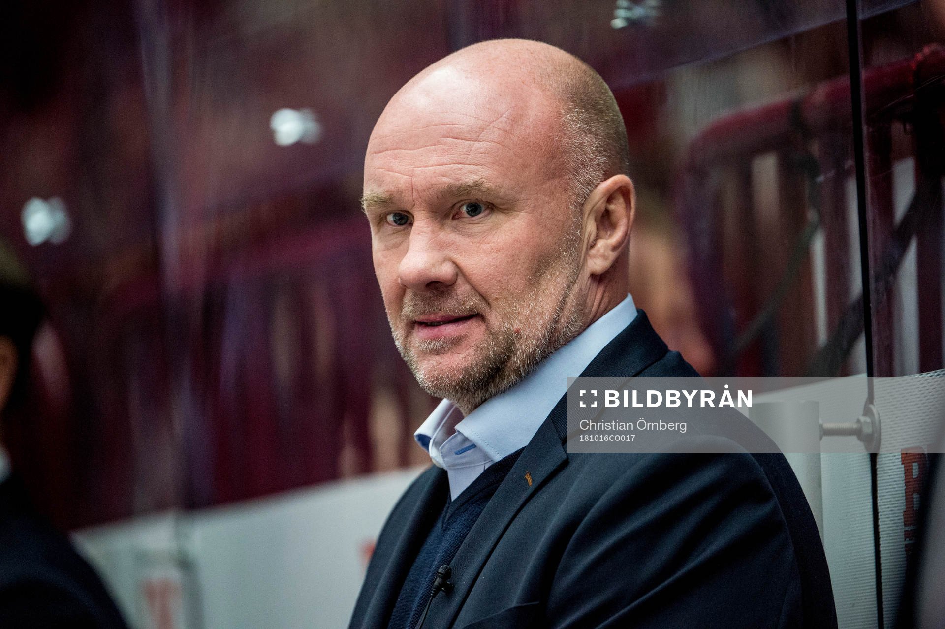 Head coach Peter Andersson of Malmö Redhawks