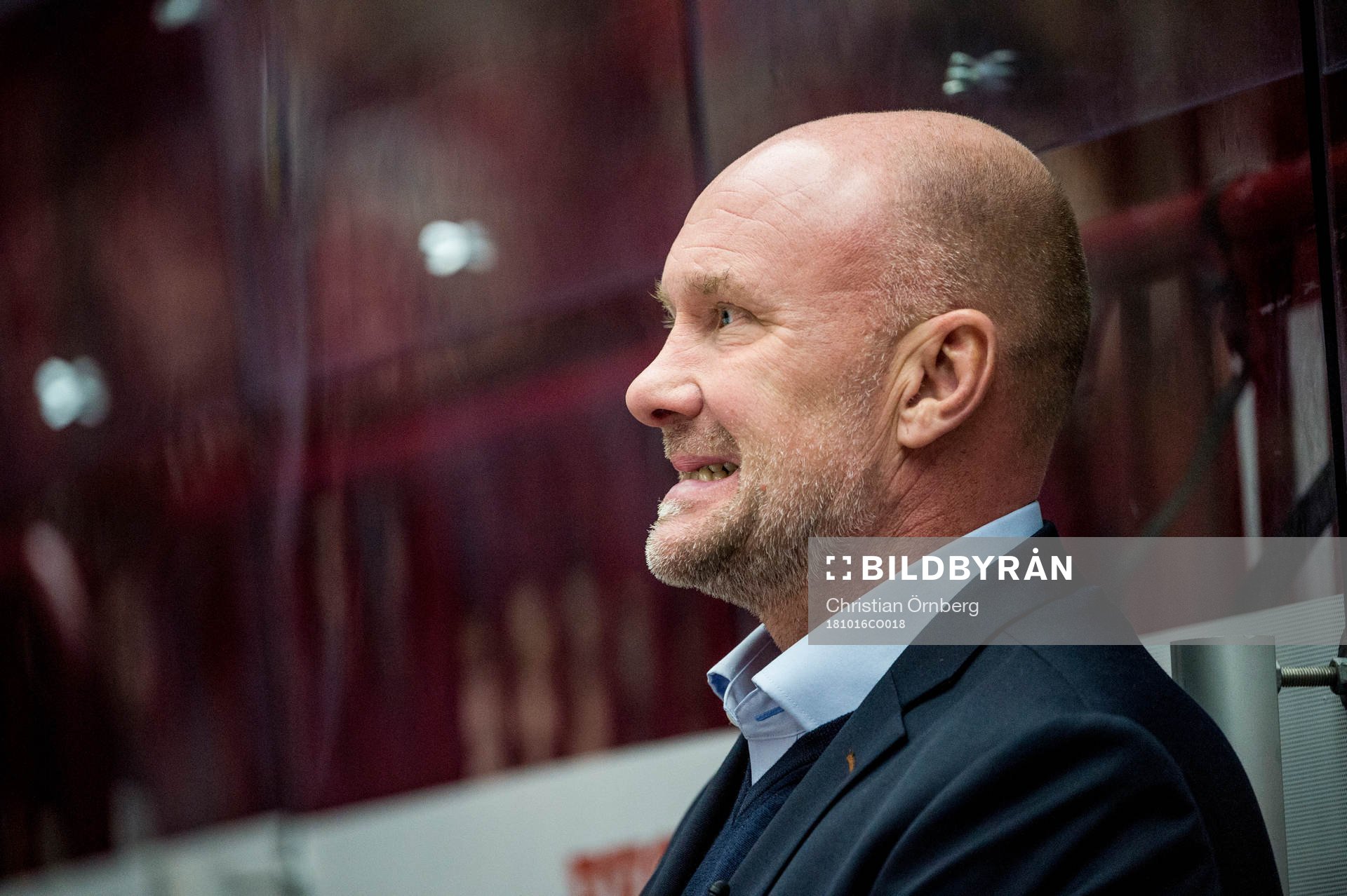 Head coach Peter Andersson of Malmö Redhawks