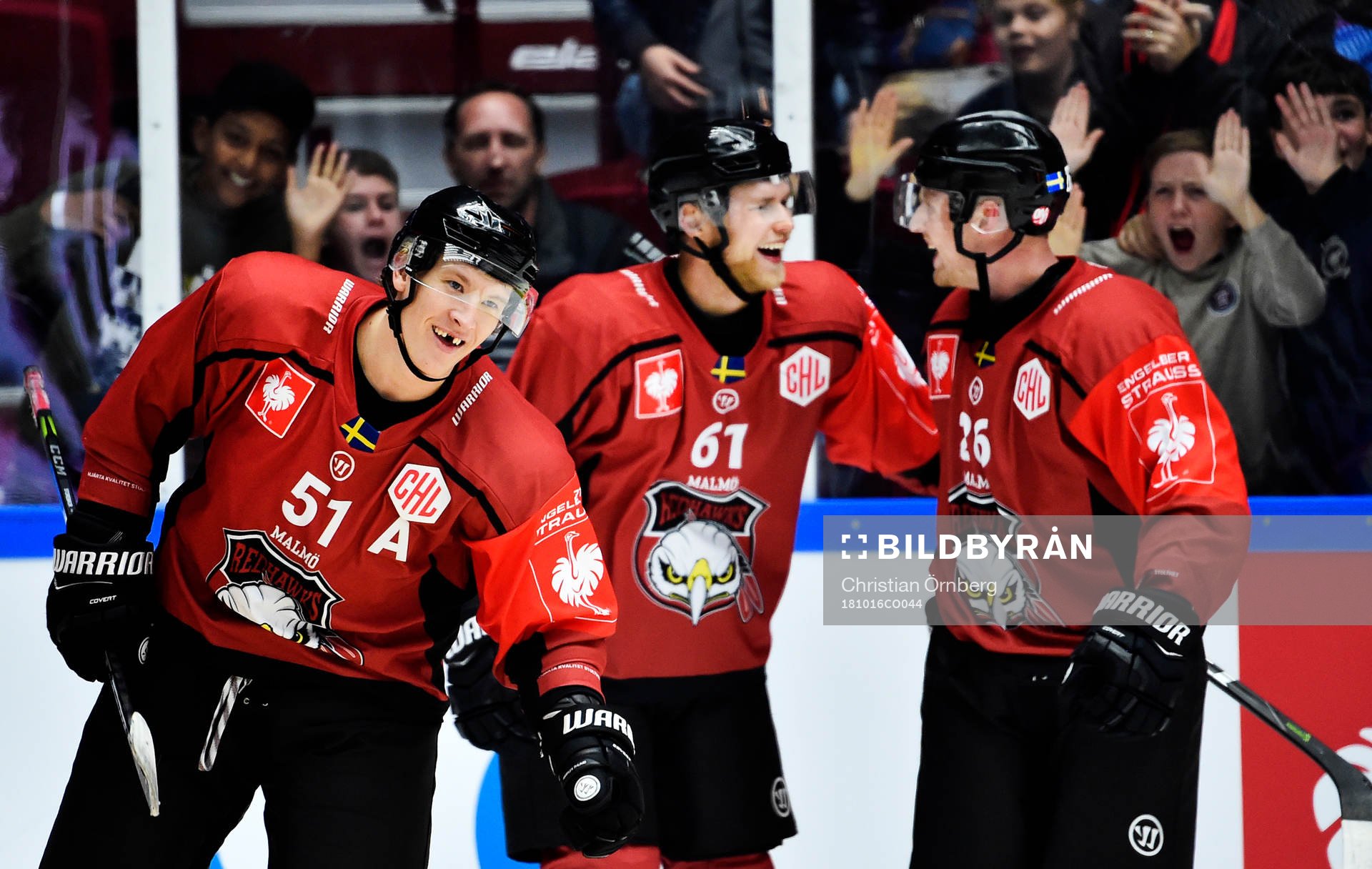 Emil Sylvegård, Martin Janolhs and Axel Wemmenborn of