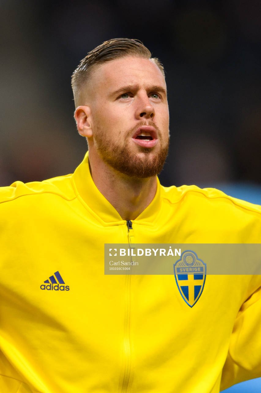 Pontus Jansson of Sweden at lineup