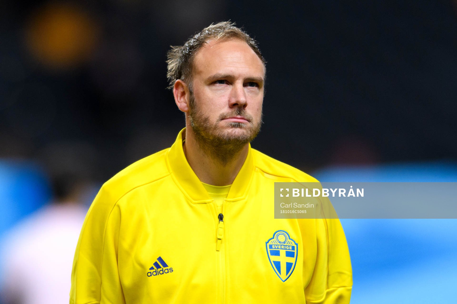 Andreas Granqvist of Sweden at lineup