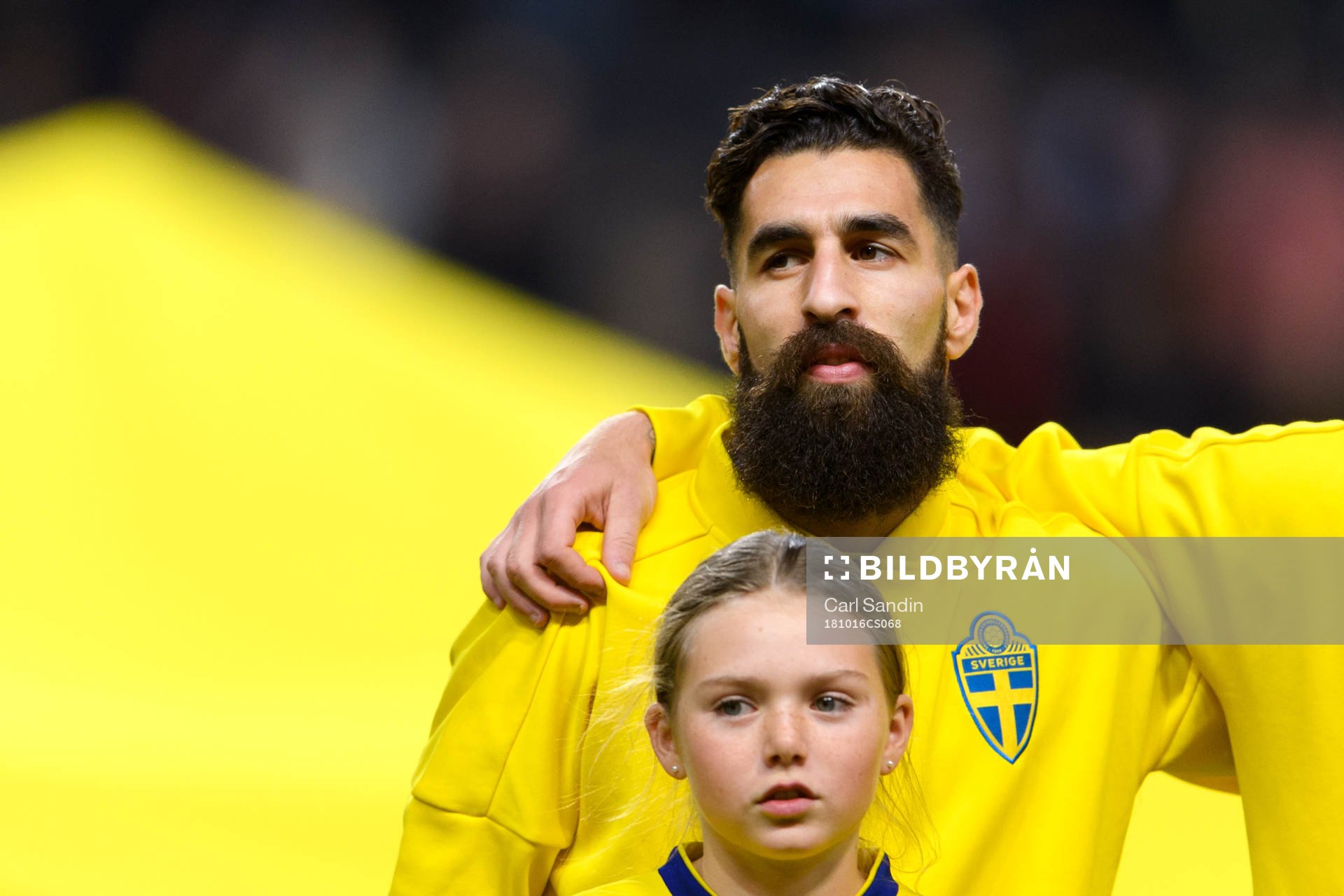 Jimmy Durmaz of Sweden at lineup