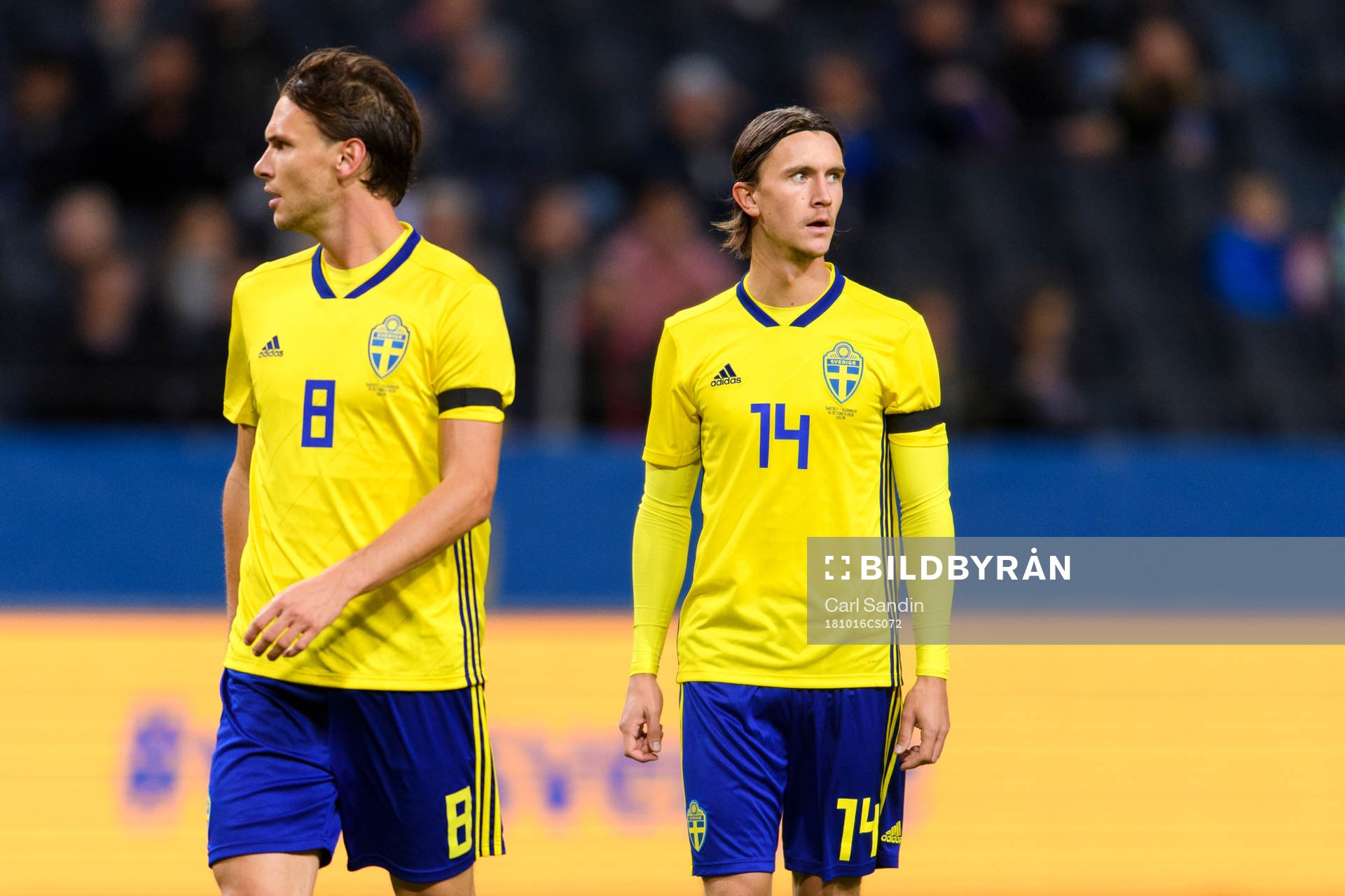Albin Ekdal and Kristoffer Olsson of Sweden