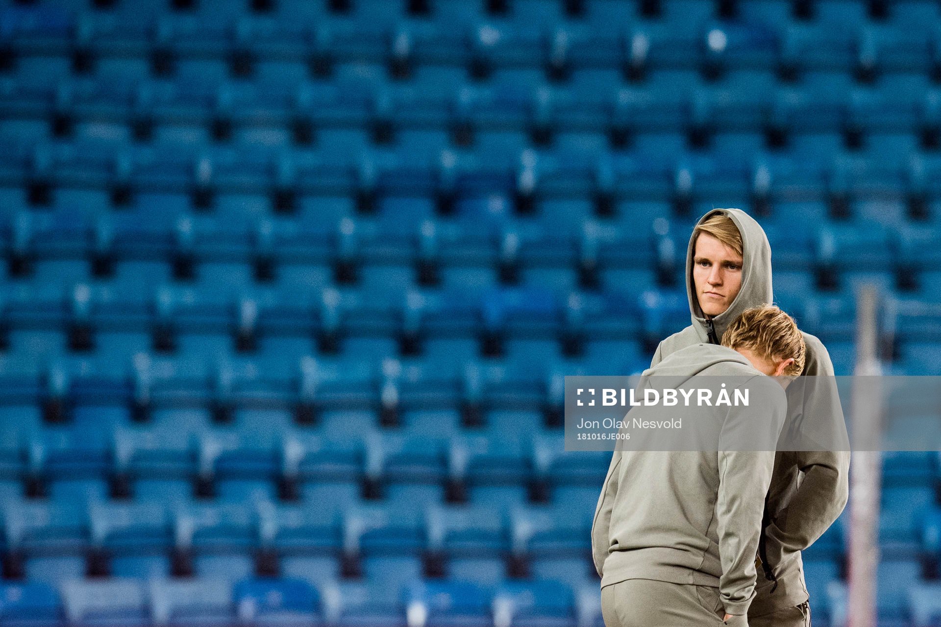 Martin Ødegaard and Mats Møller Dæhli of Norway