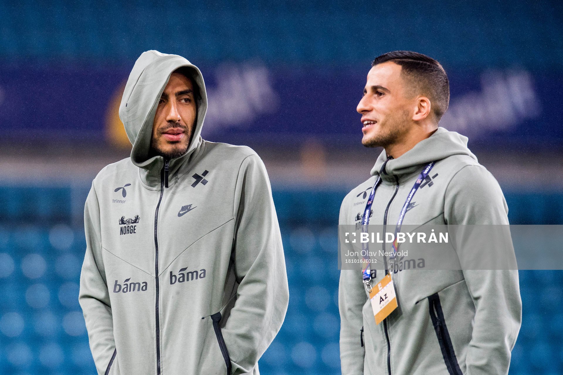 Haitam Aleesami and Omar Elabdellaoui of Norway