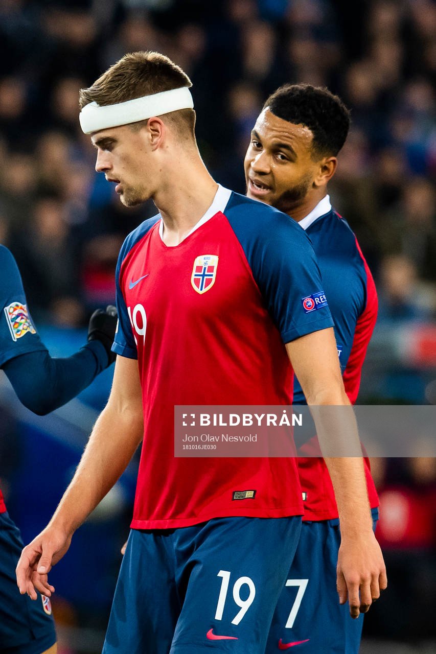 Joshua King of Norway and Markus Henriksen of Norway