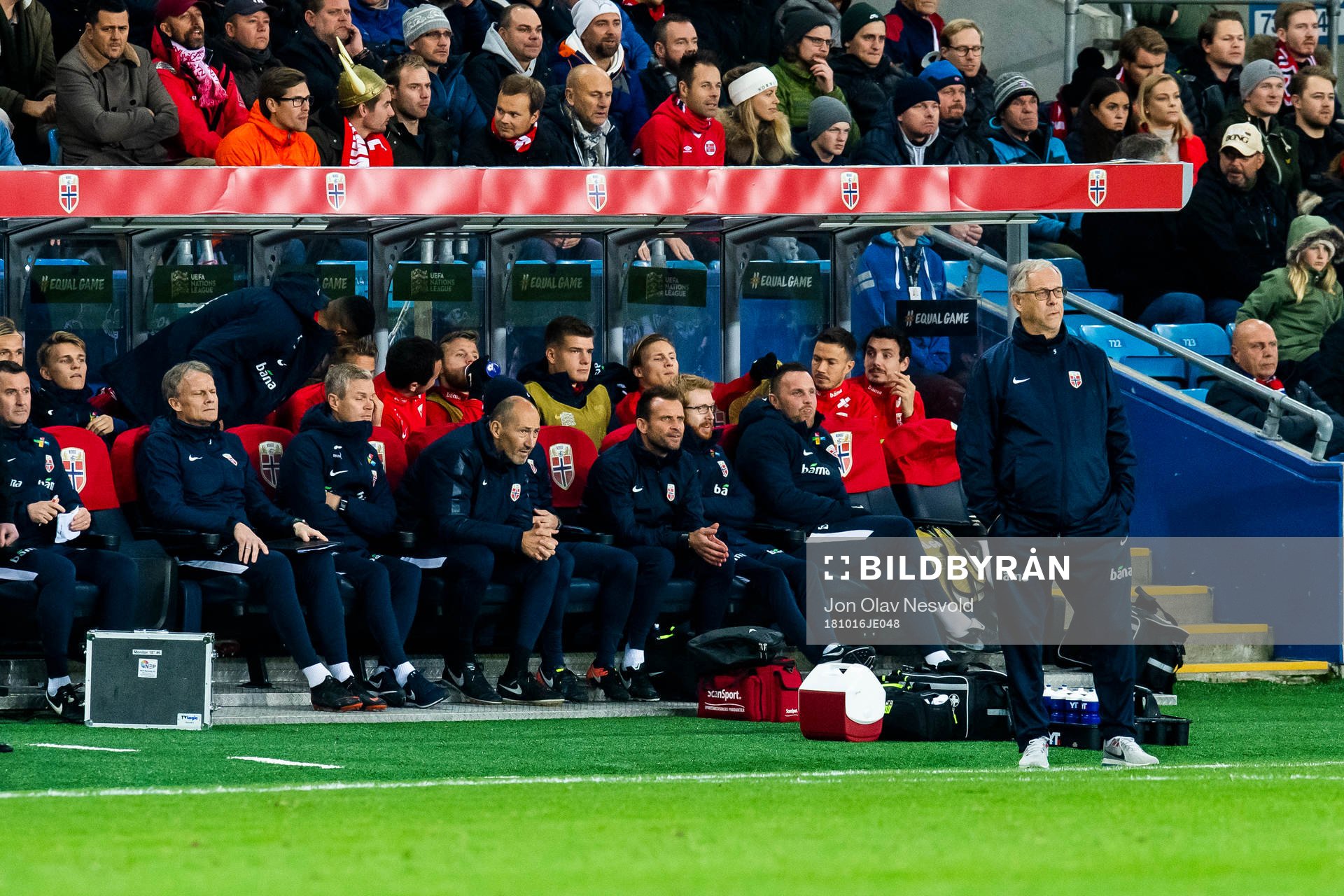 Lars Lagerbäck, head coach of Norway