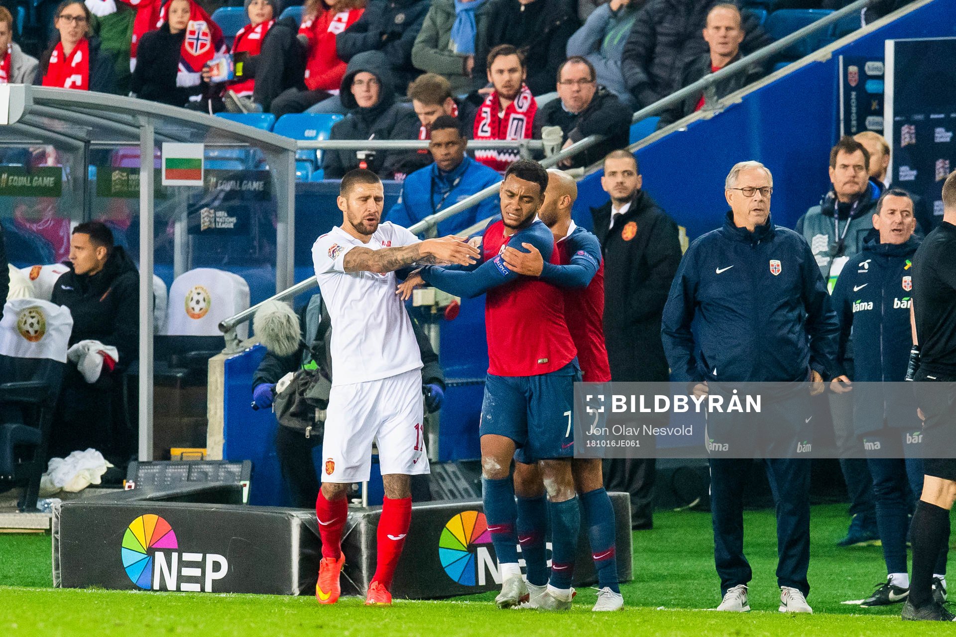 Ivan Bandalovski of Bulgaria, Joshua King of Norway and