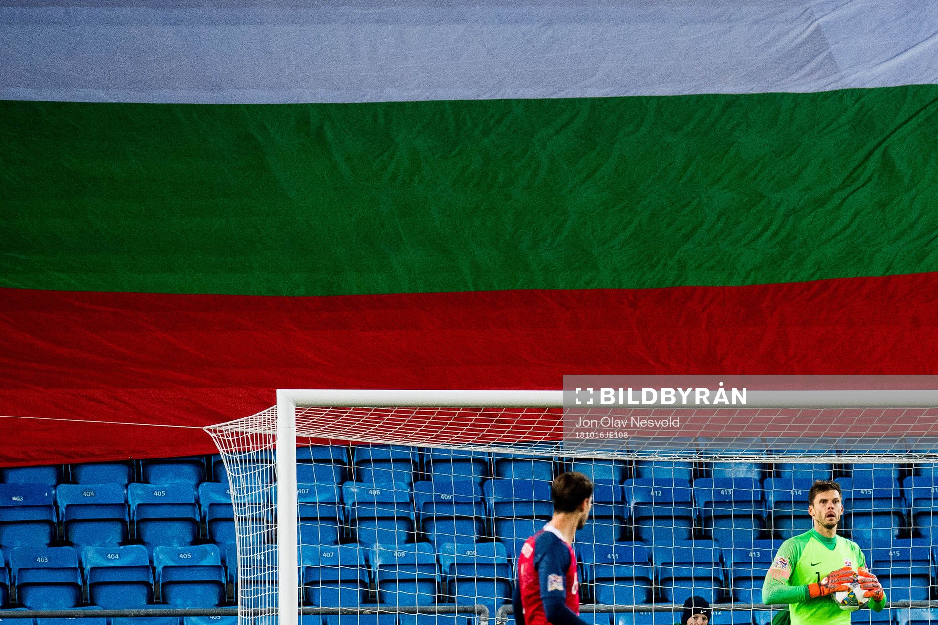 Goalkeeper Rune Almenning Jarstein of Norway