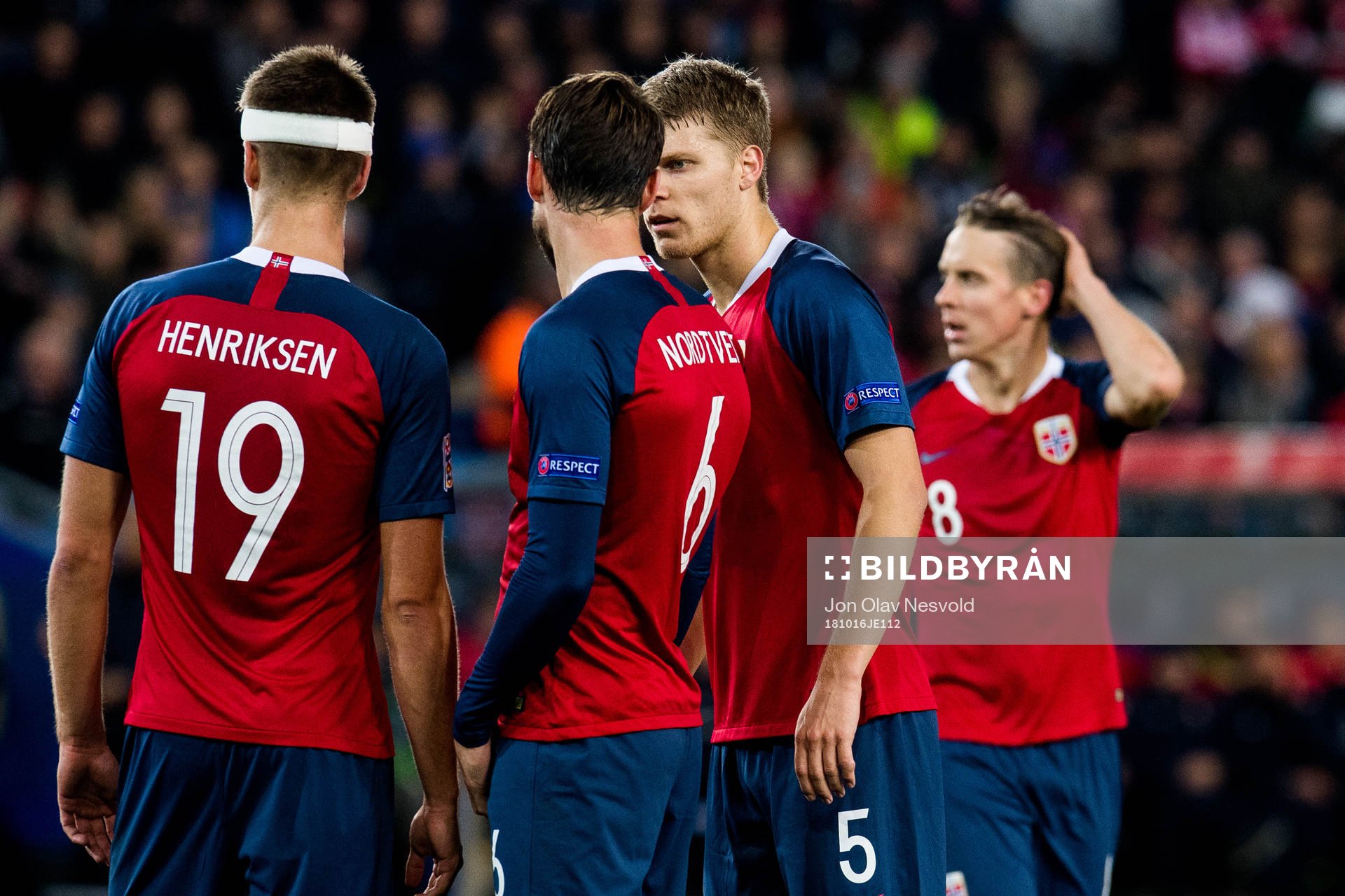 Markus Henriksen, Håvard Nordtveit, Sigurd Rosted and