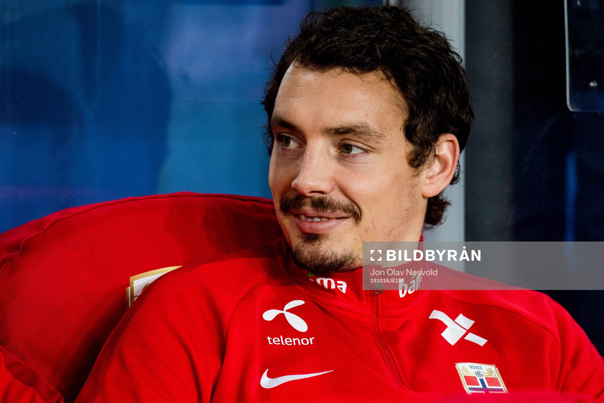 Vegard Forren of Norway ahead of the Nations League match between Norway and Bulgaria on October 16, 2018 in Oslo.
