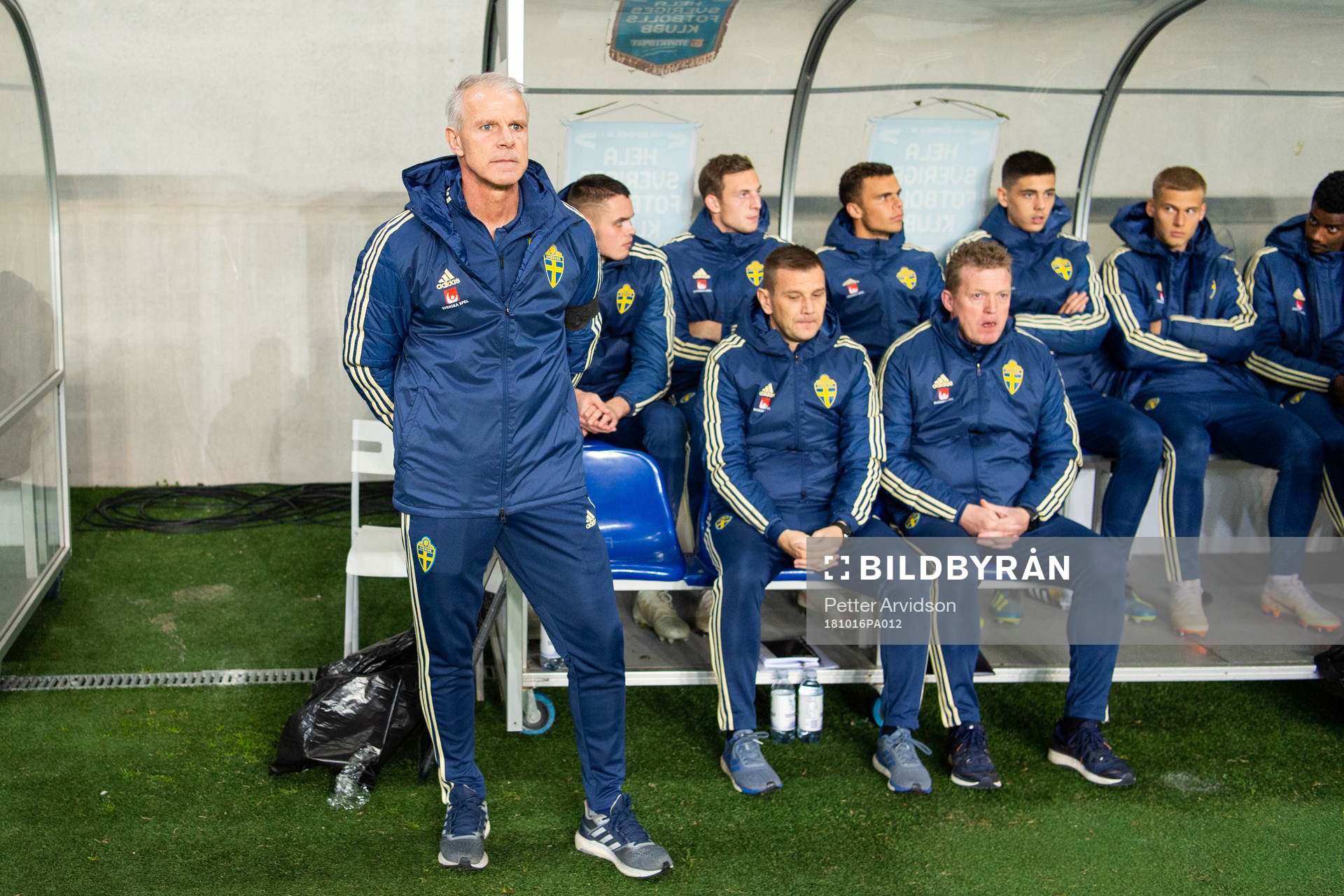 Head coach Roland Nilsson of Sweden