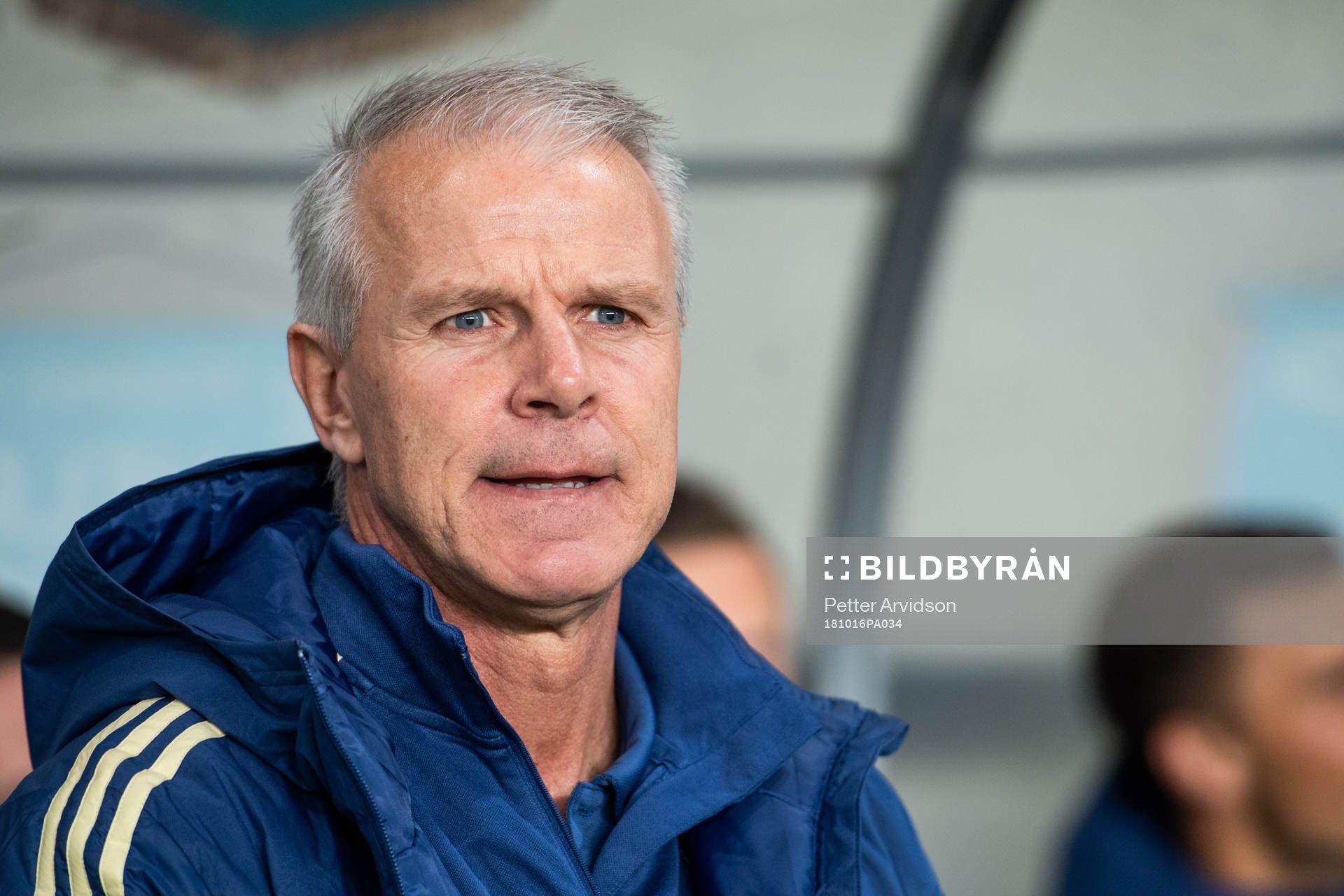 Head coach Roland Nilsson of Sweden