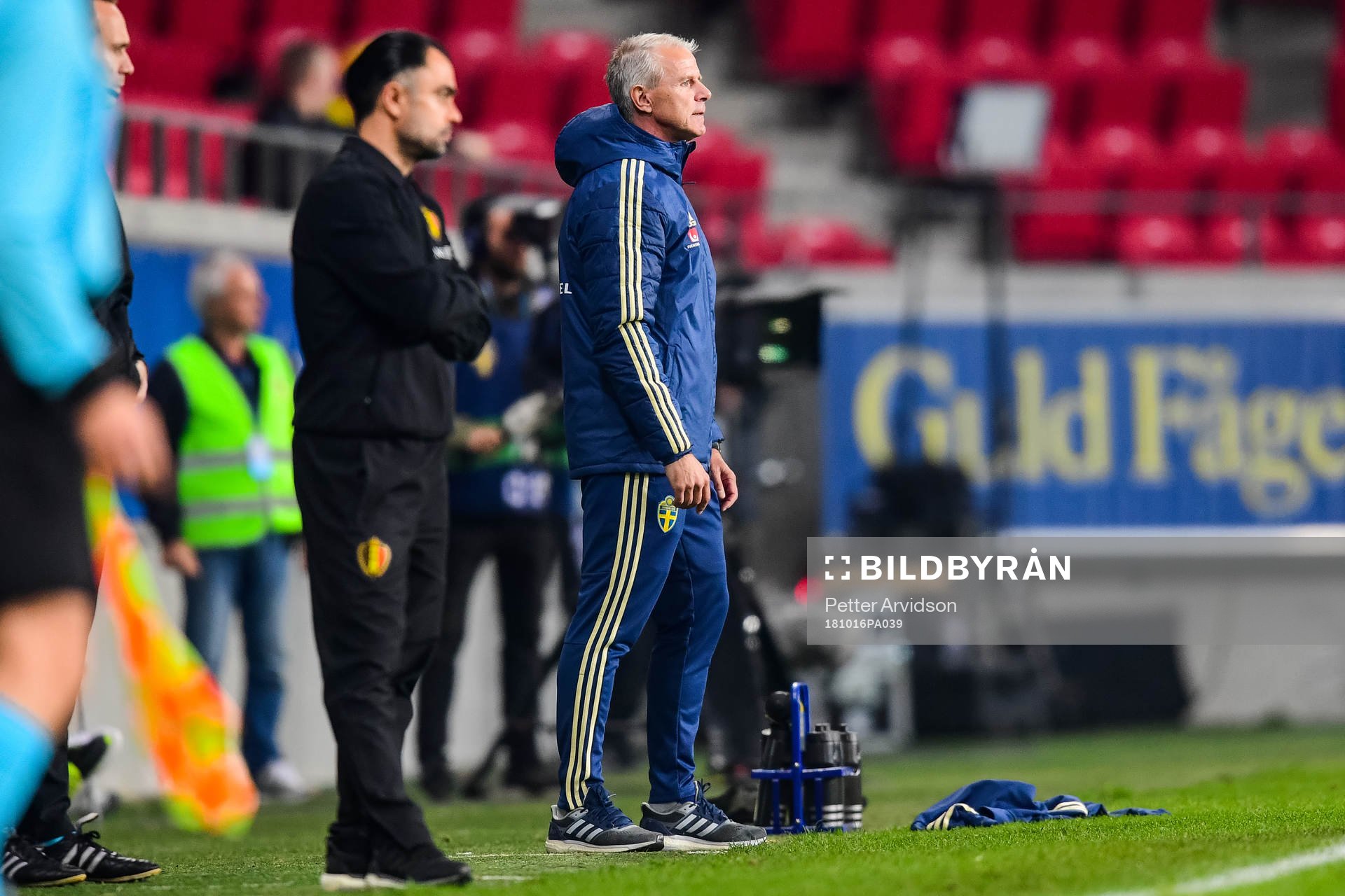 Head coach Roland Nilsson of Sweden