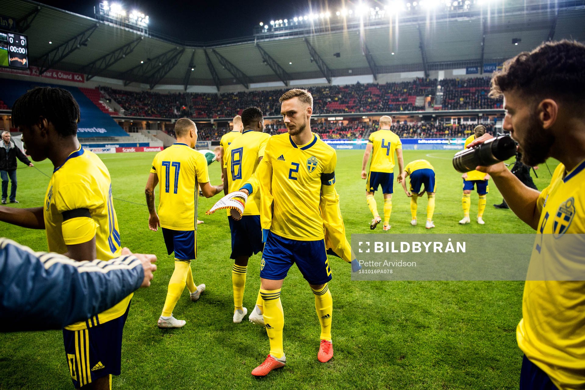 Linus Wahlqvist of Sweden prior the UEFA European Under-21