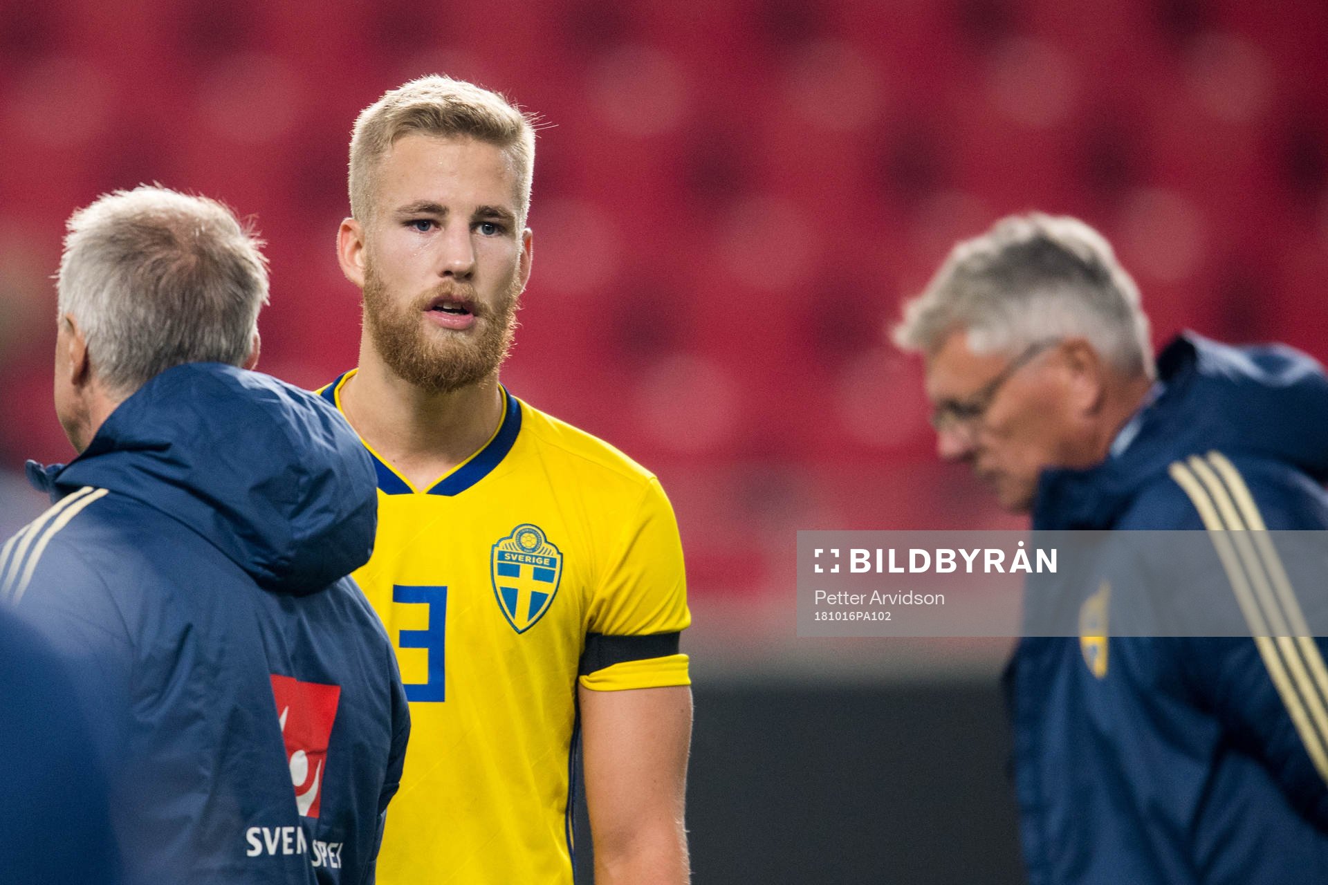 Filip Dagerstål of Sweden looks dejected