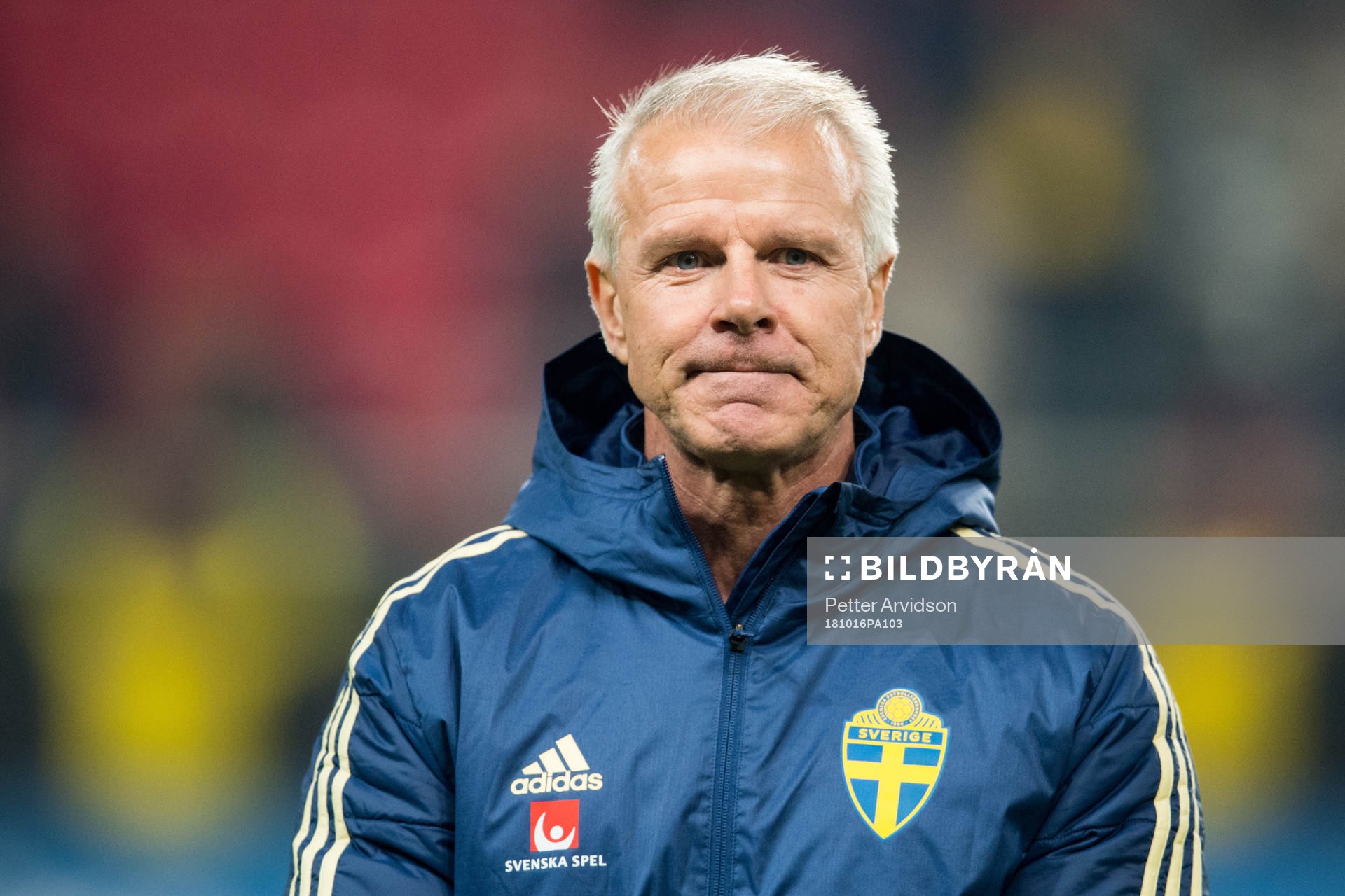 Head coach Roland Nilsson of Sweden