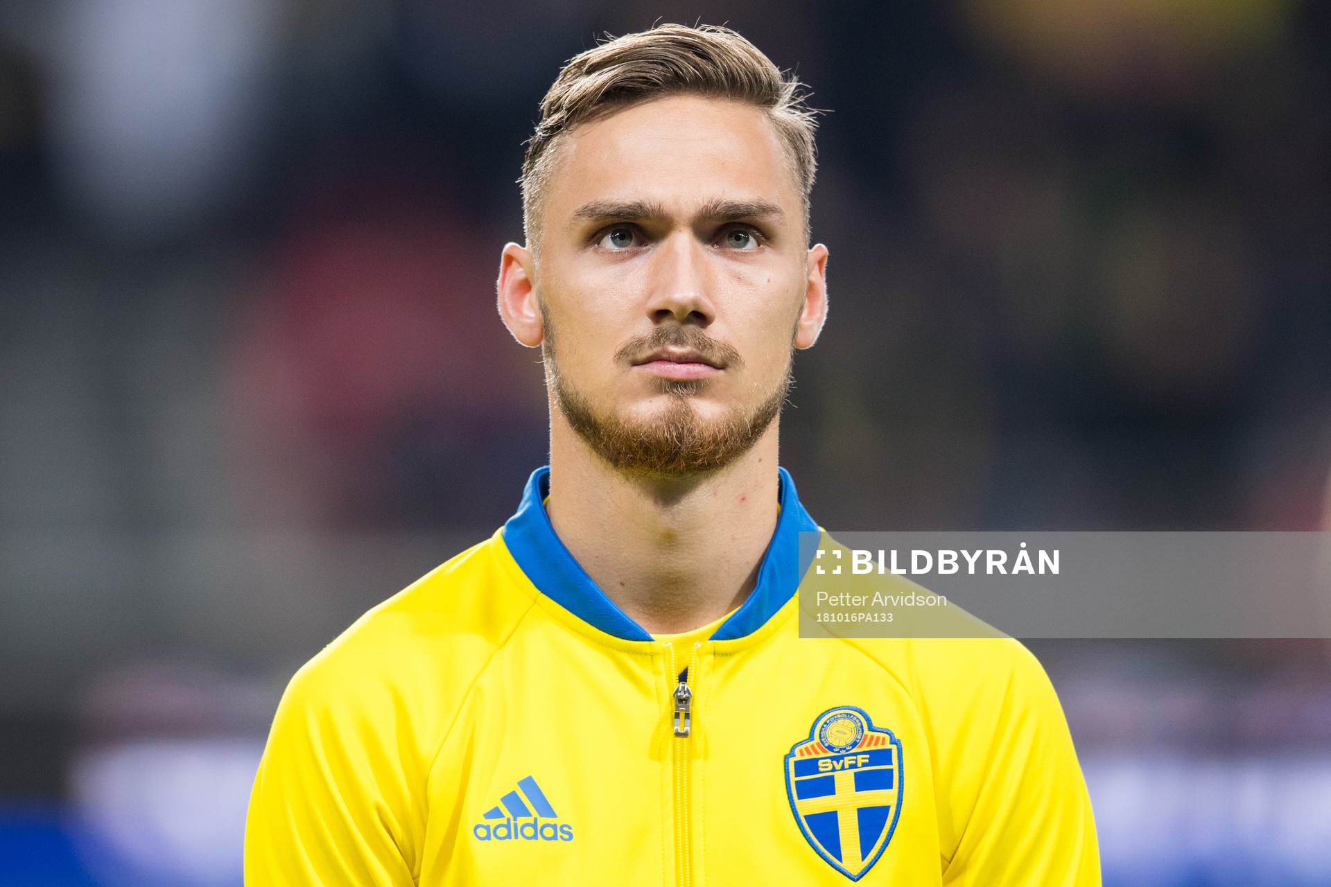 Linus Wahlqvist of Sweden prior the UEFA European Under-21