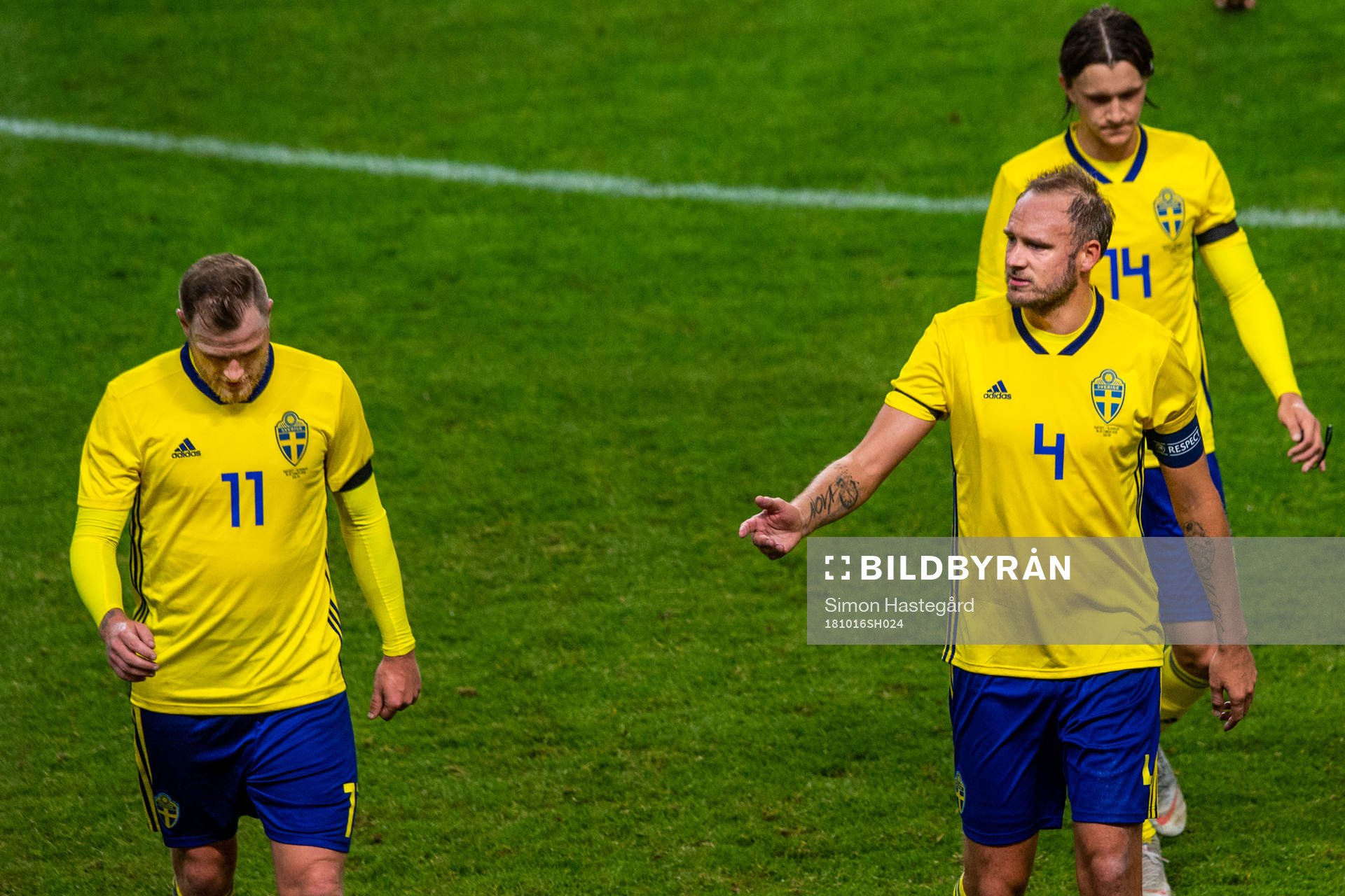 Kristoffer Olsson , John Guidetti and Andreas Granqvist of