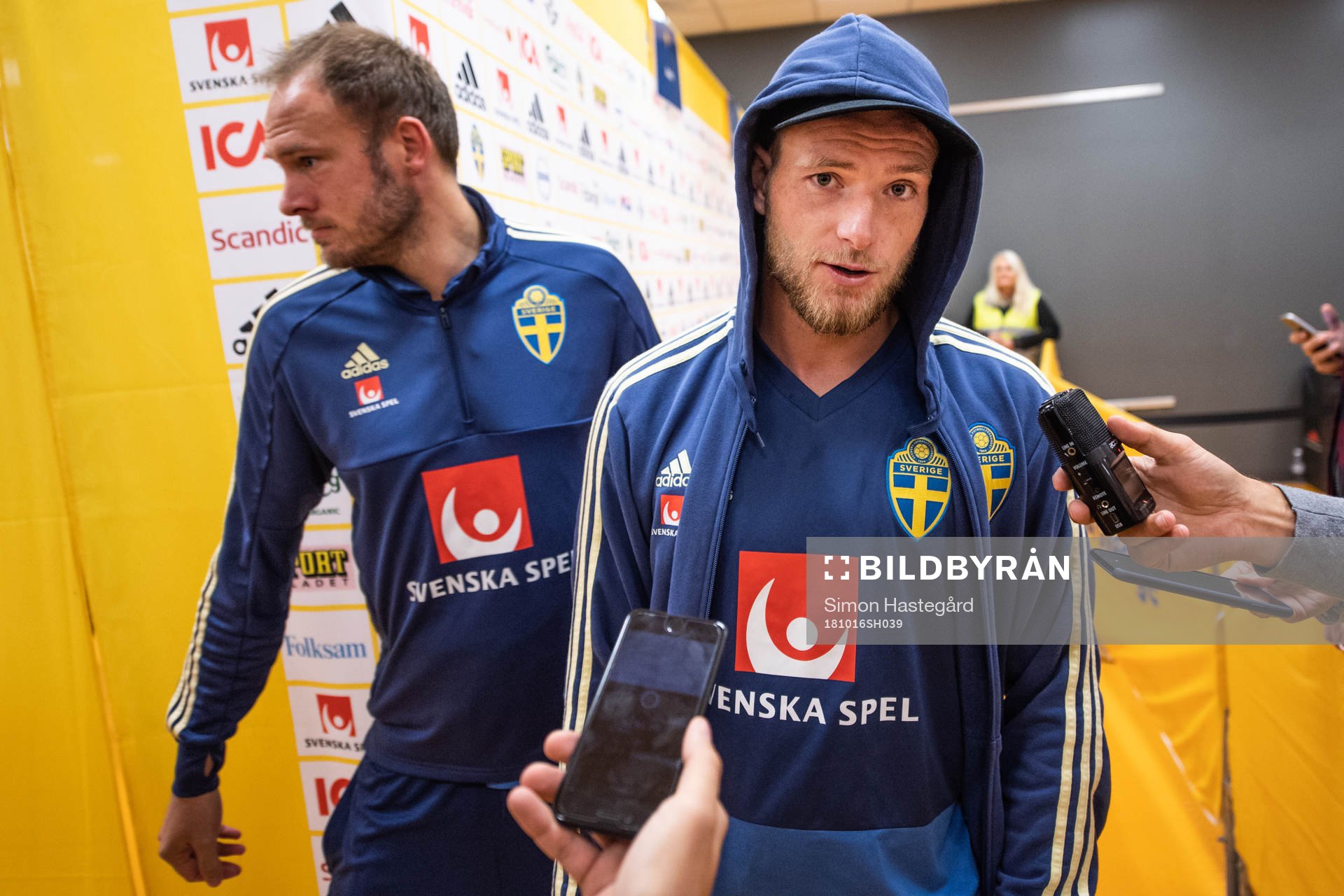 Andreas Granqvist and John Guidetti  of Sweden