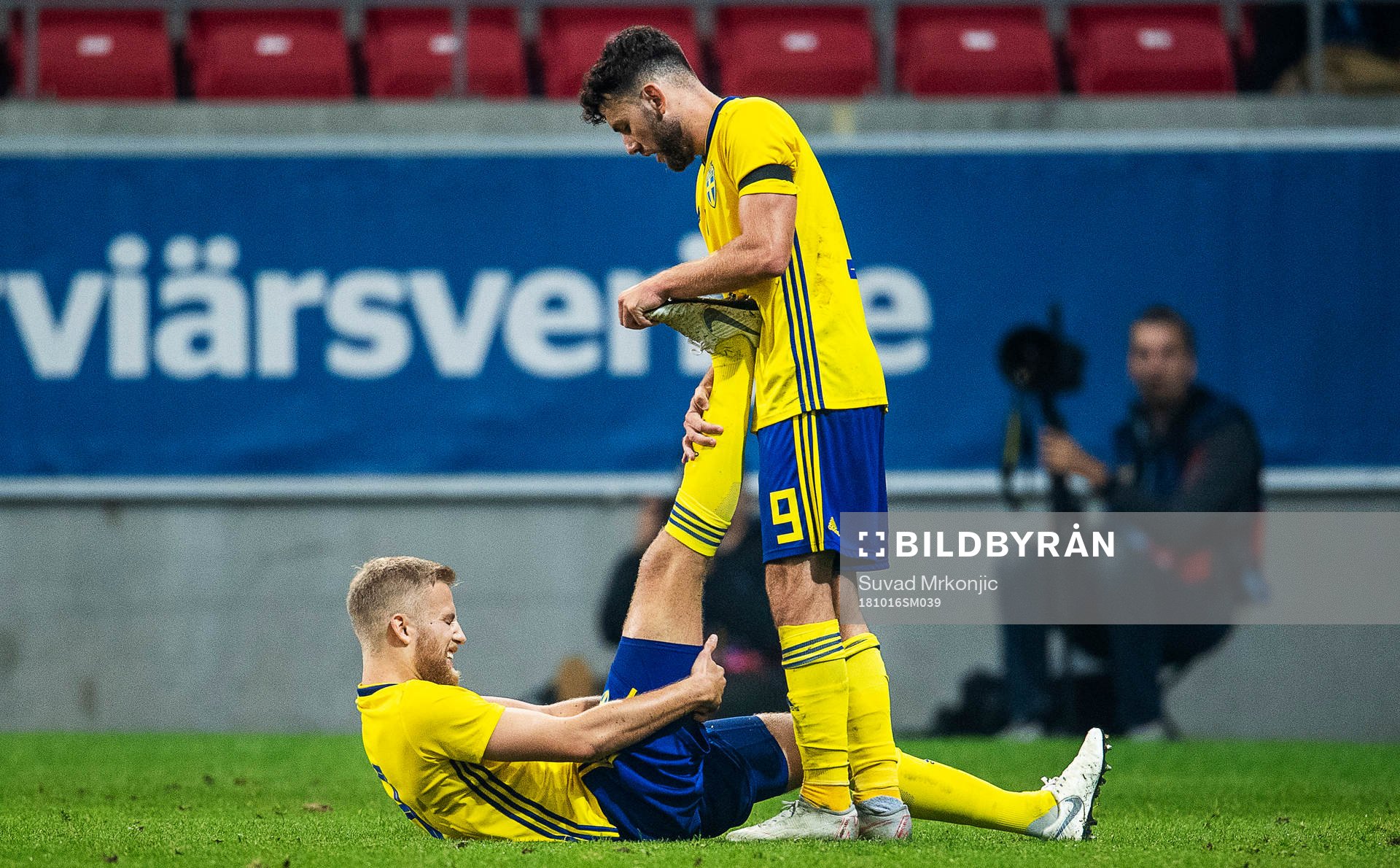 Filip Dagerstål and Erdal Rakip of Sweden