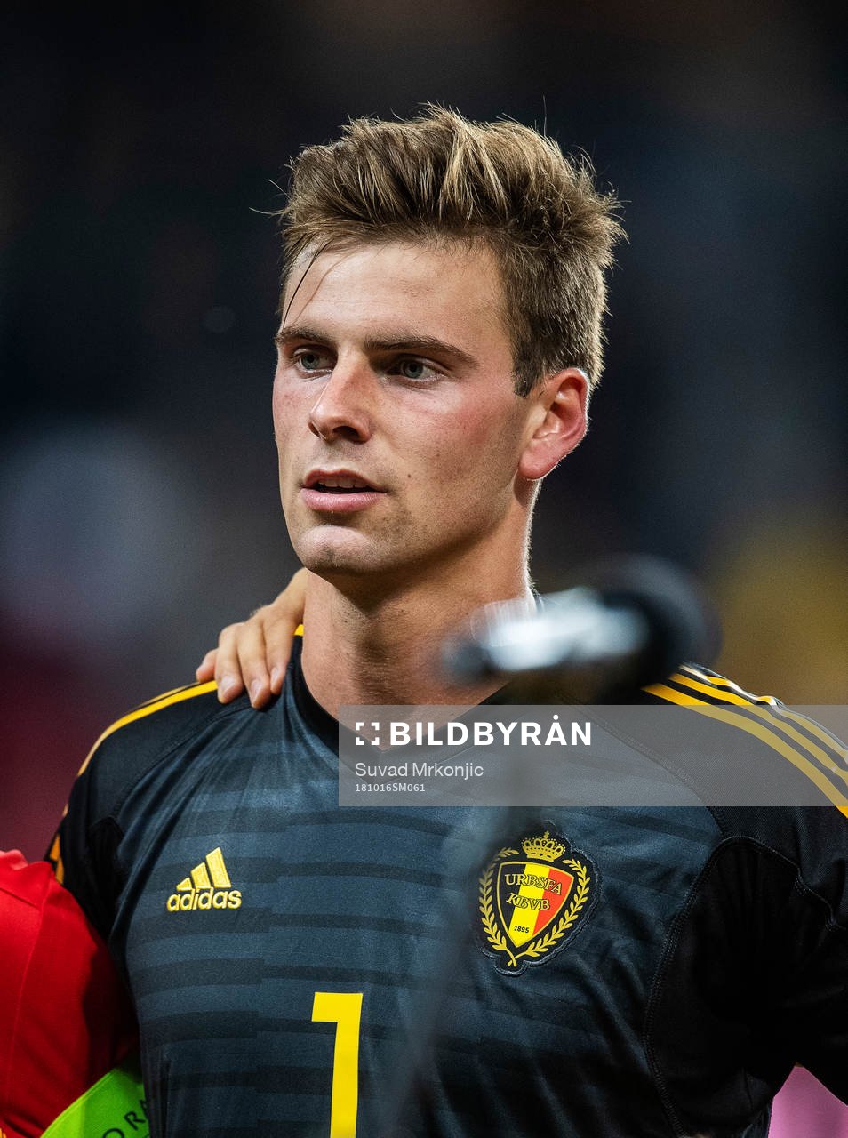Goalkeeper Ortwin De Wolf of Belgium