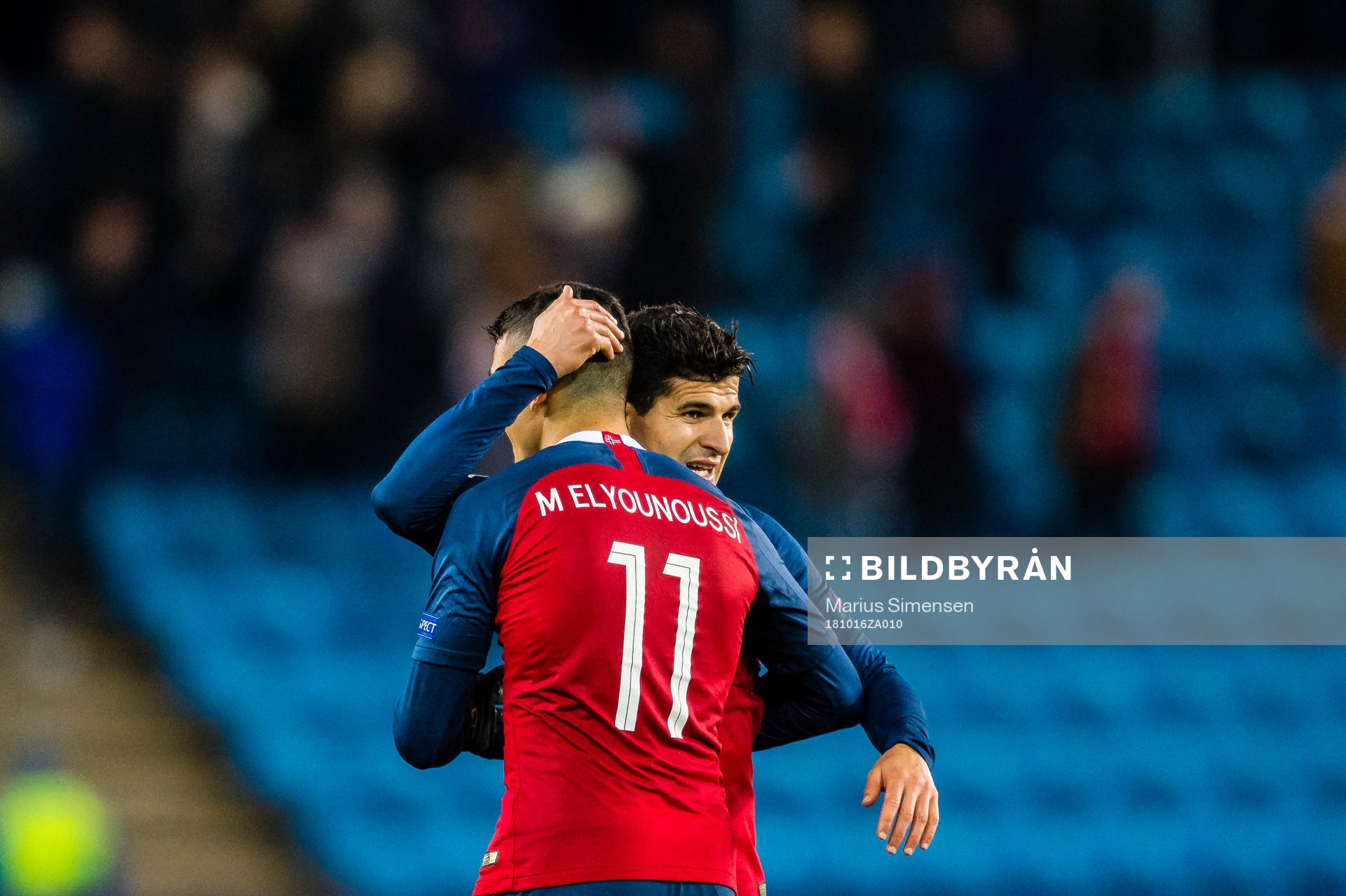 Mohamed Amine Elyounoussi and Tarik Elyounoussi of Norway