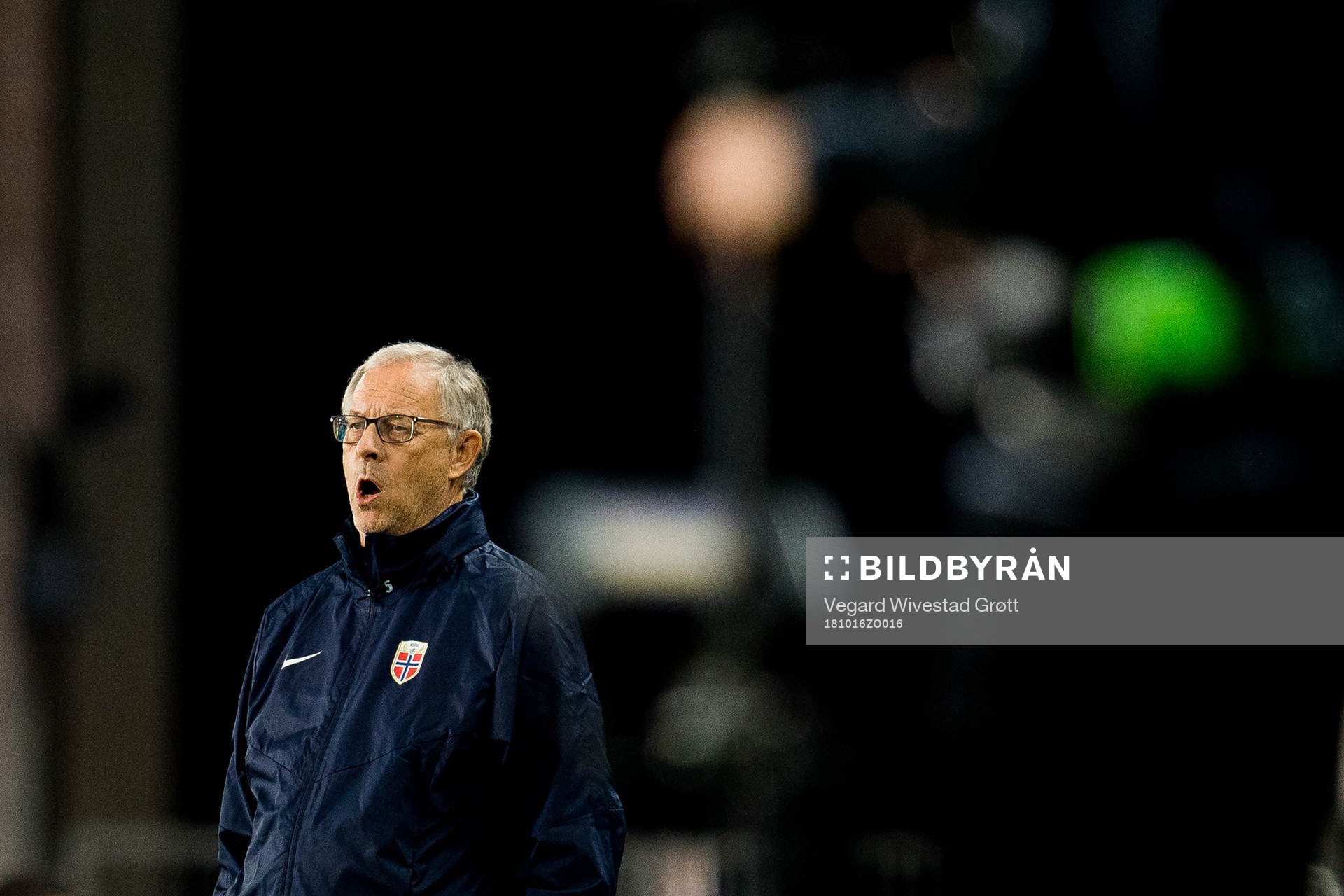 Lars Lagerbäck, head coach of Norway